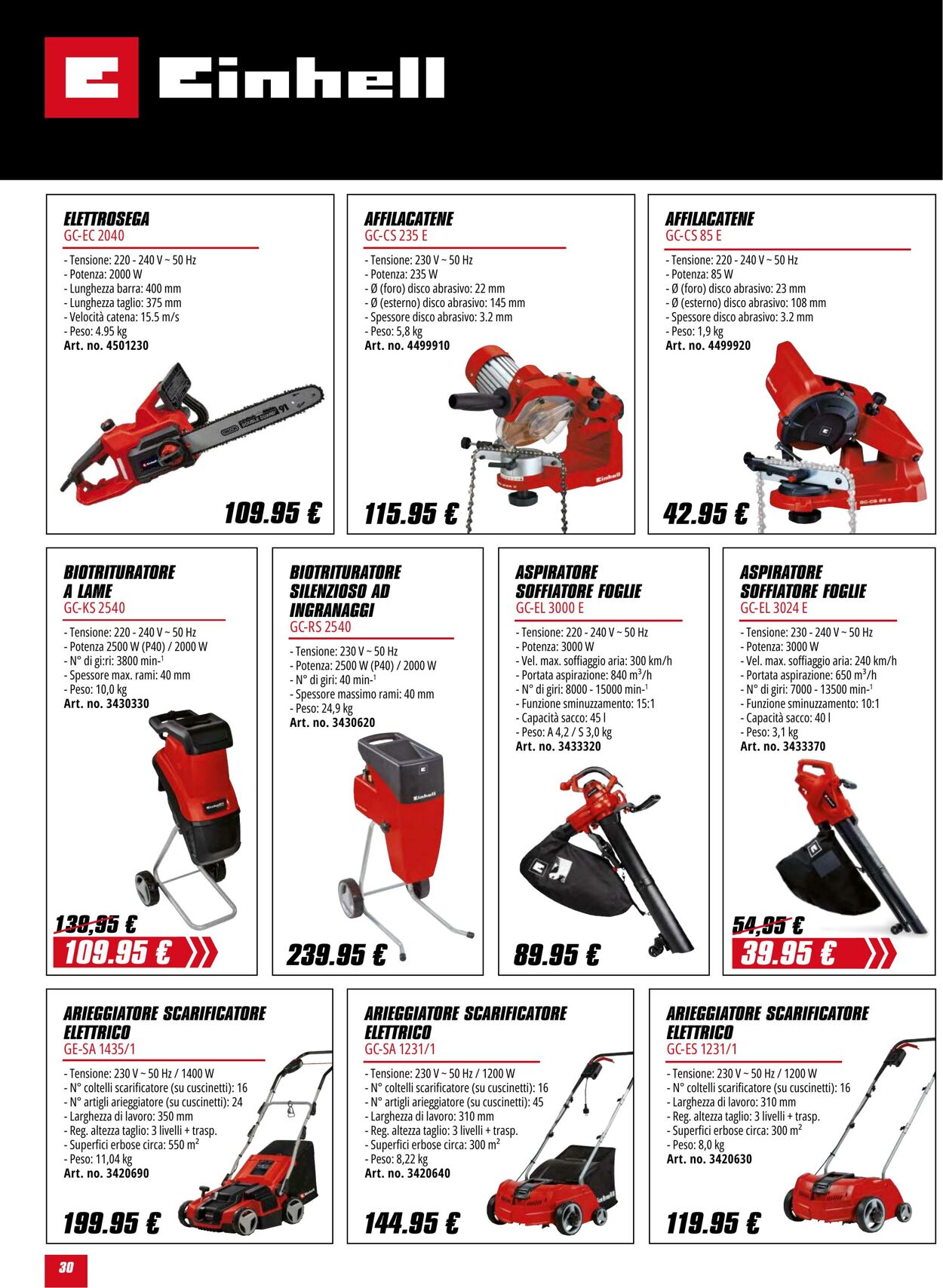 Volantino Einhell 02.10.2025 - 02.11.2025