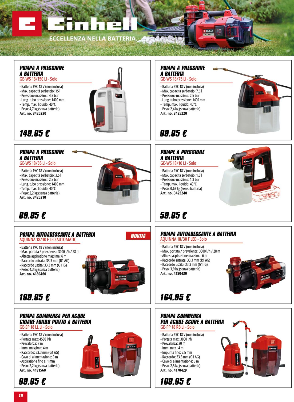 Volantino Einhell 13.06.2025 - 13.07.2025