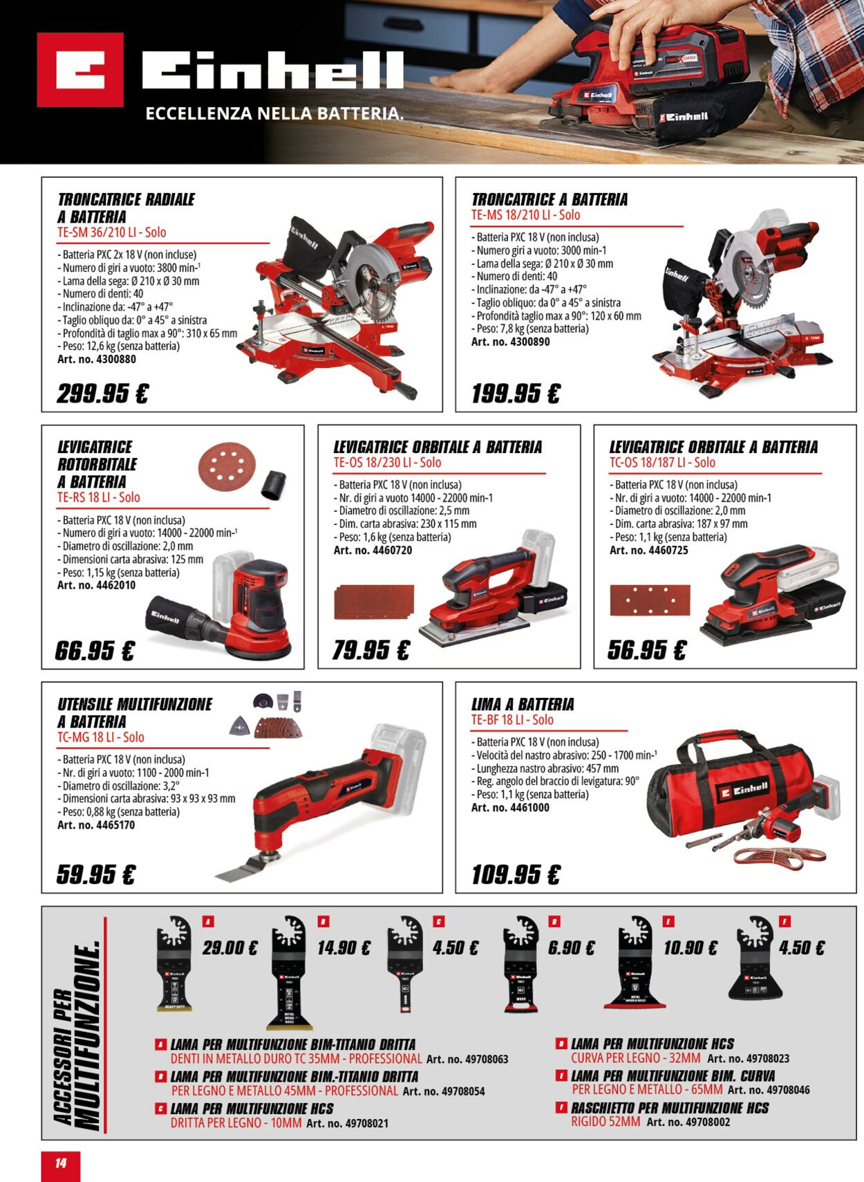 Volantino Einhell 13.06.2025 - 13.07.2025