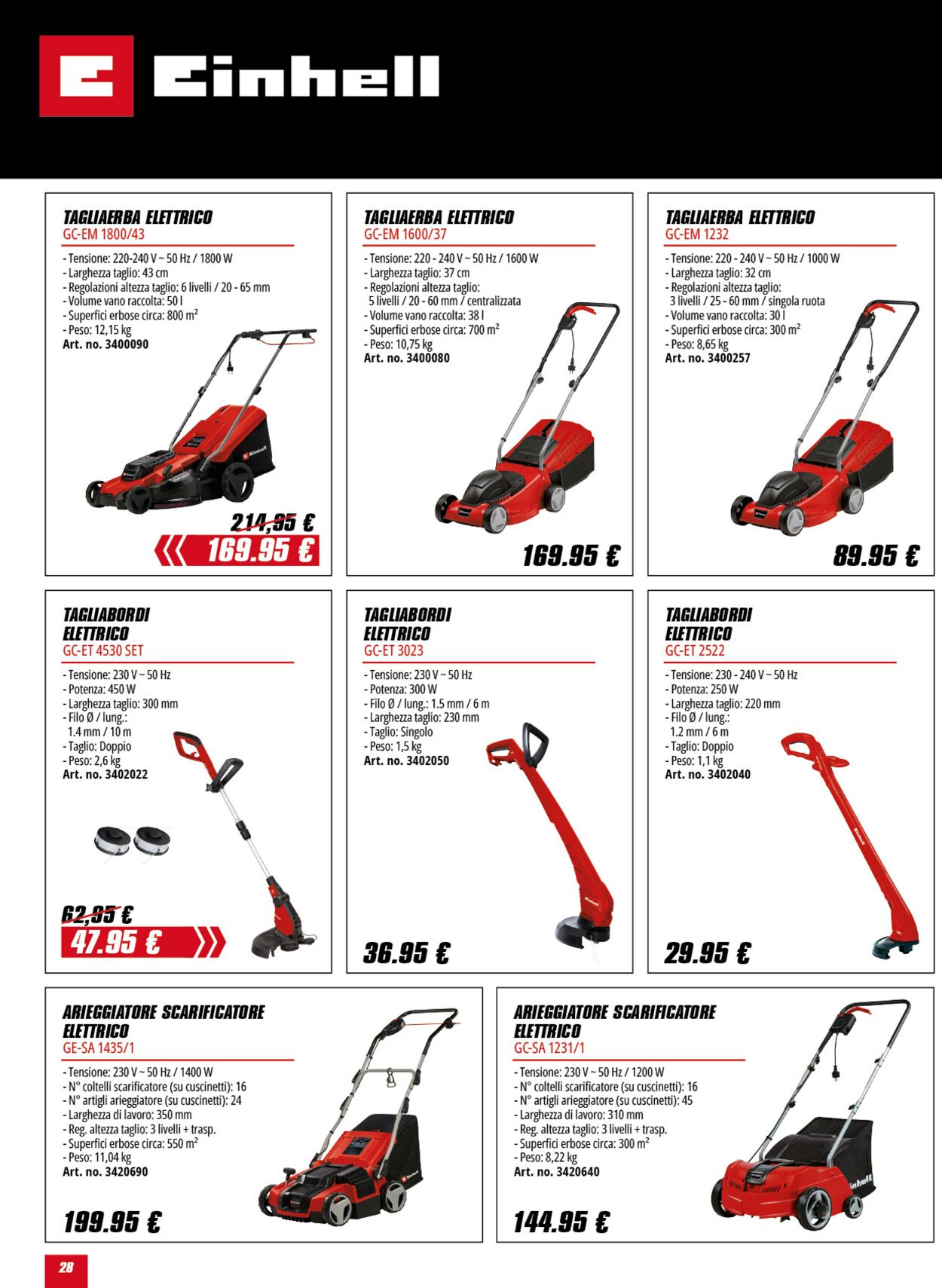 Volantino Einhell 13.06.2025 - 13.07.2025