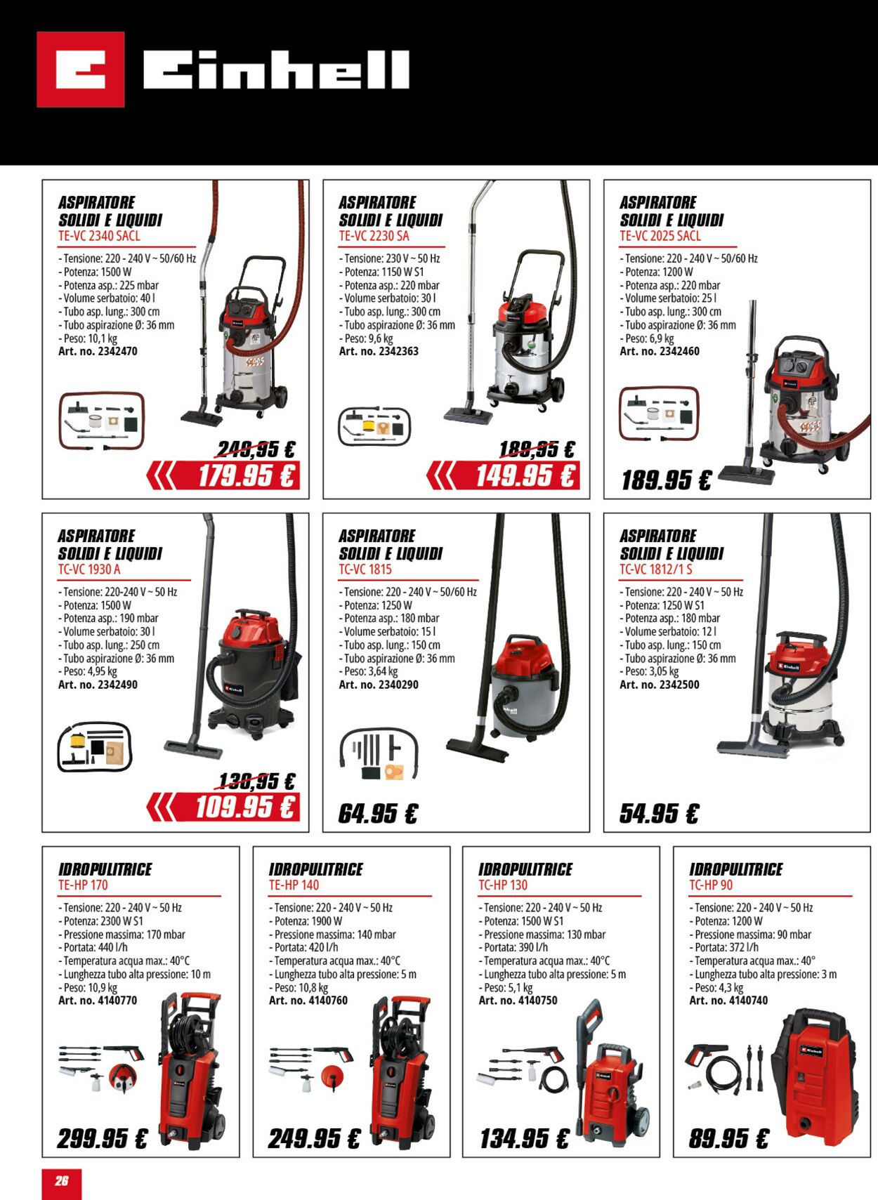 Volantino Einhell 13.06.2025 - 13.07.2025