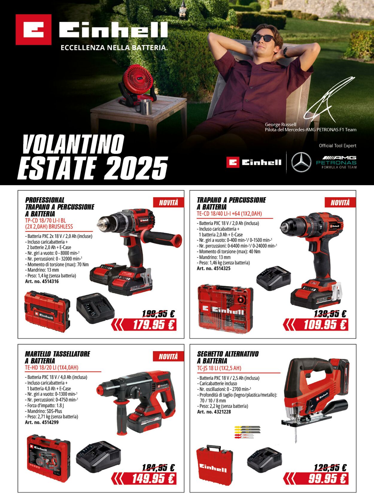 Volantino Einhell 13.06.2025 - 13.07.2025