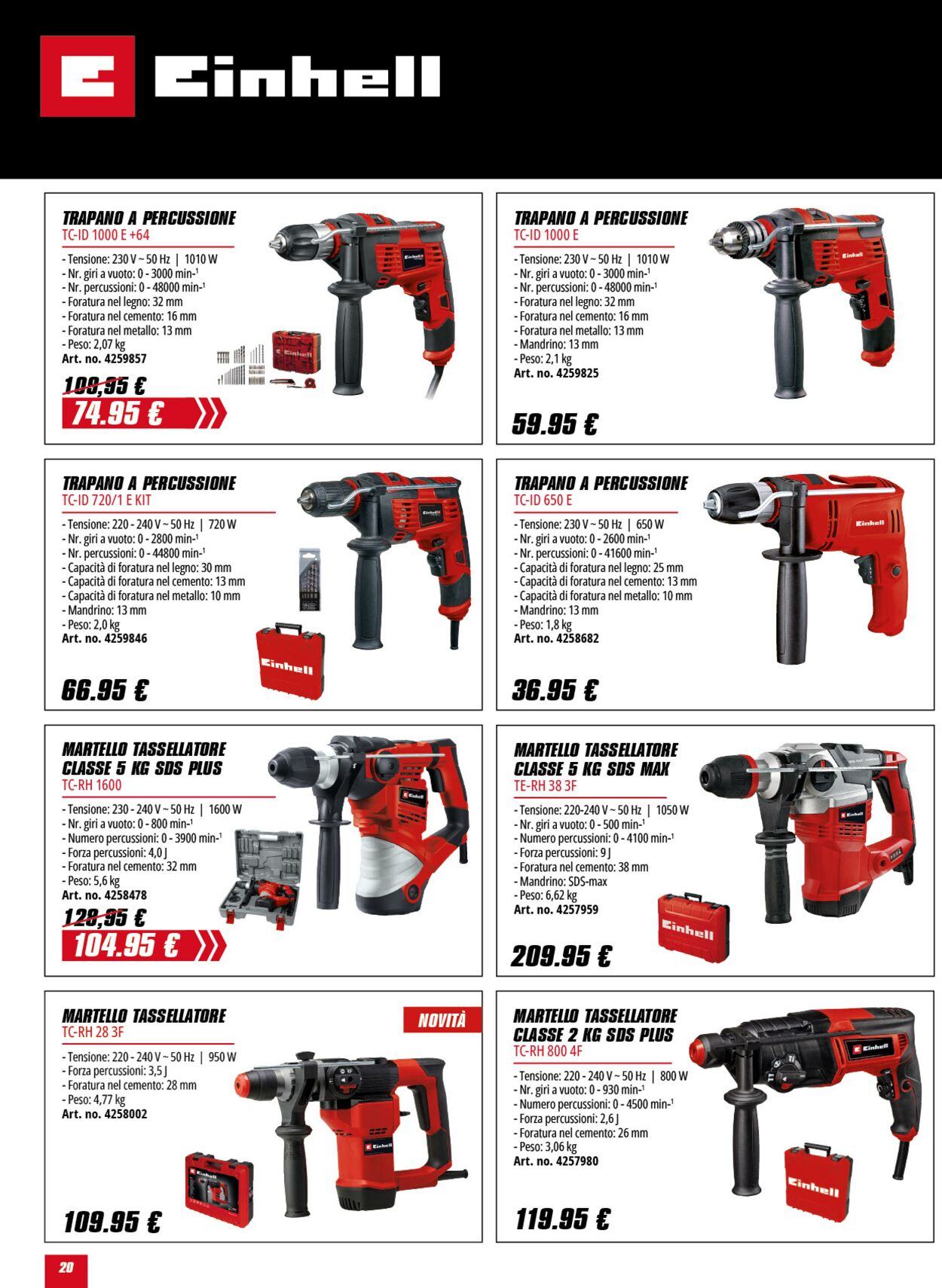 Volantino Einhell 13.06.2025 - 13.07.2025