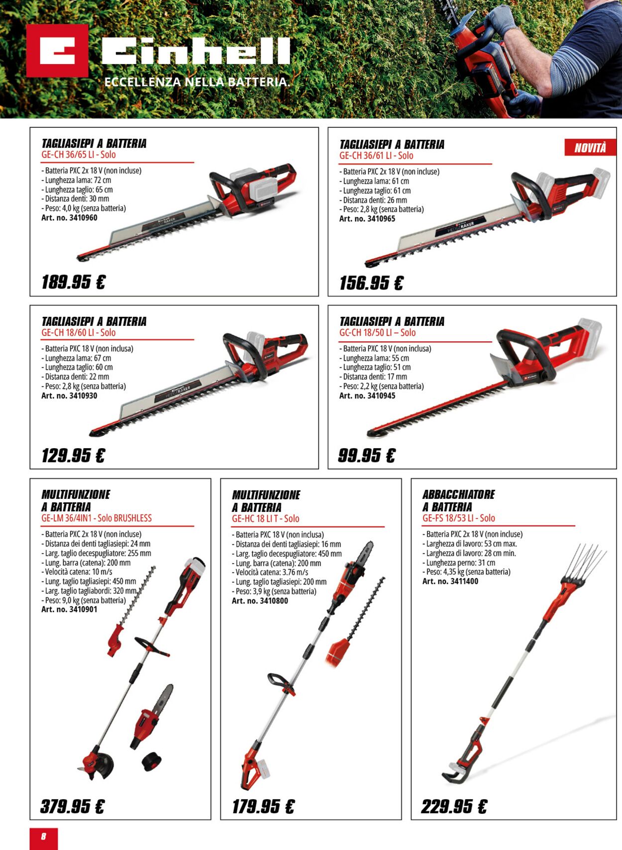 Volantino Einhell 13.06.2025 - 13.07.2025