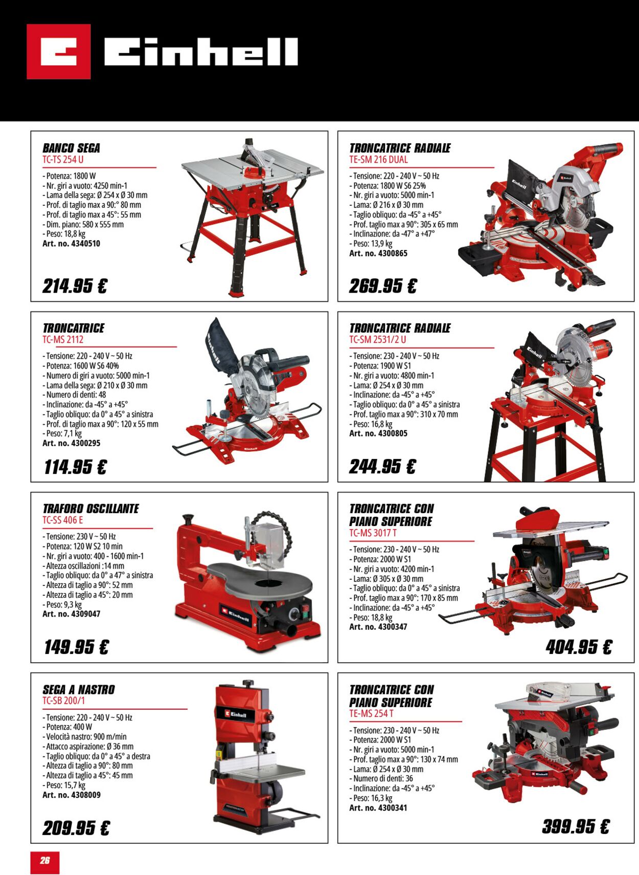 Volantino Einhell 08.05.2025 - 08.06.2025
