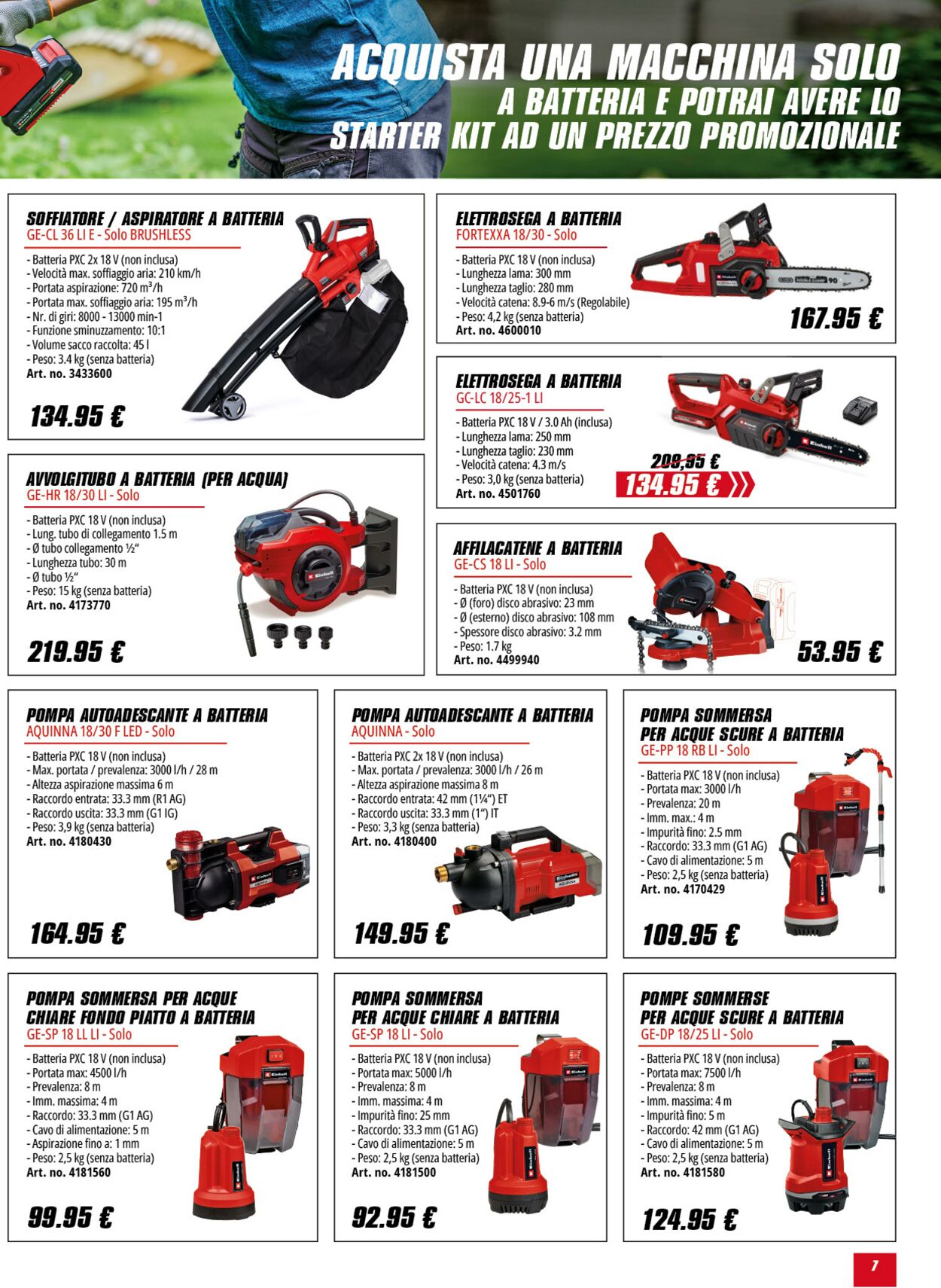 Volantino Einhell 08.05.2025 - 08.06.2025
