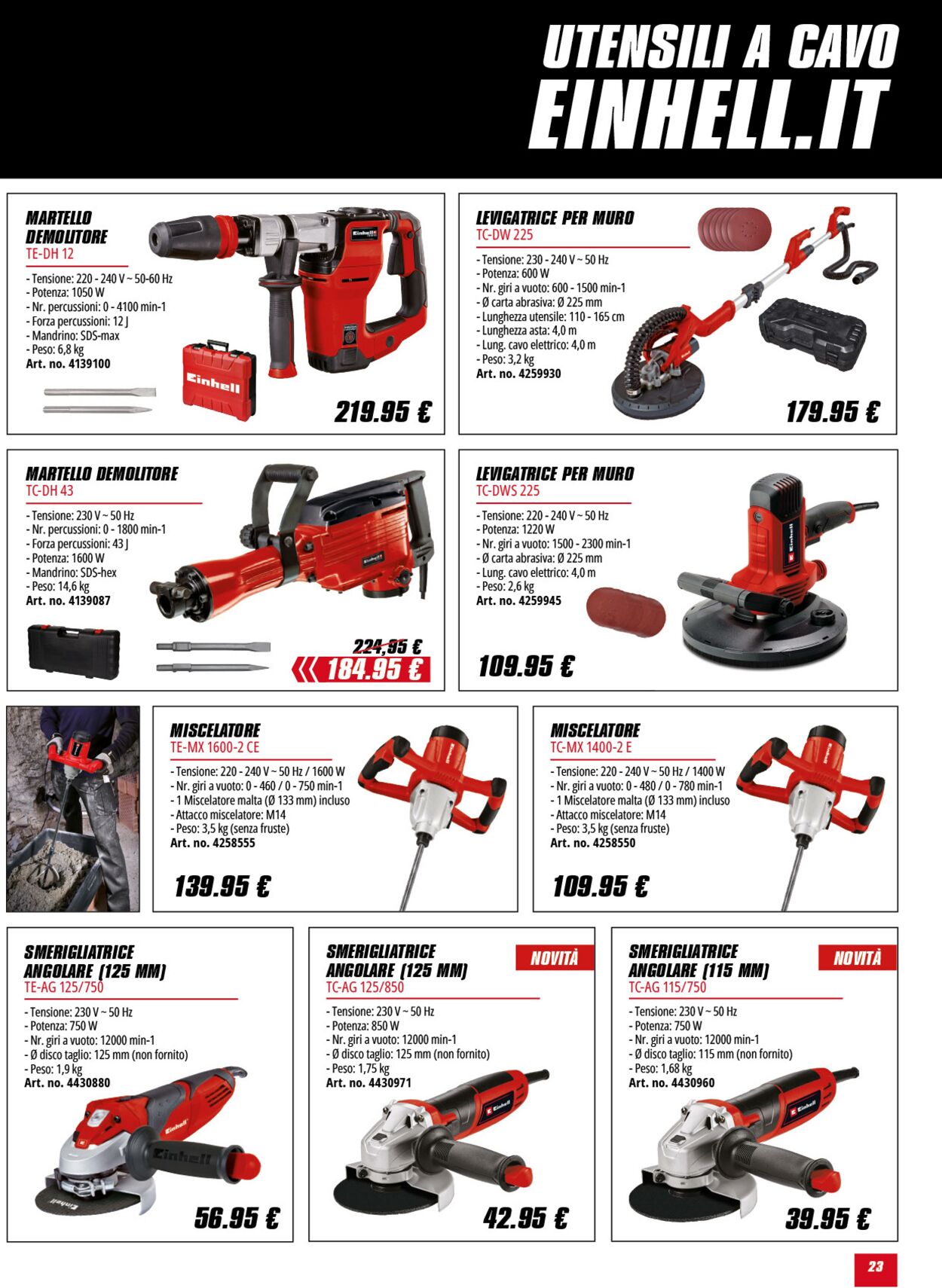Volantino Einhell 08.05.2025 - 08.06.2025