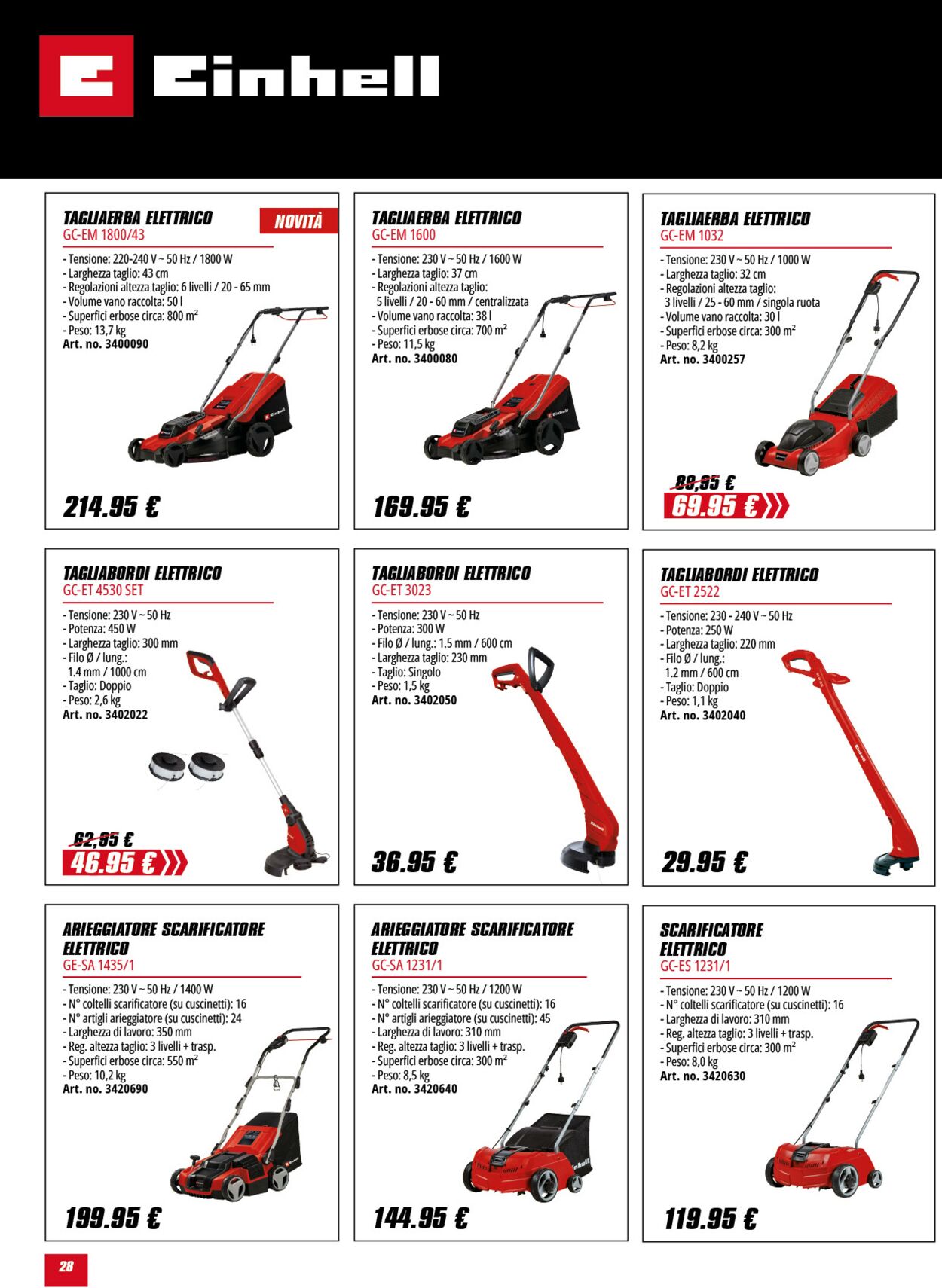 Volantino Einhell 08.05.2025 - 08.06.2025