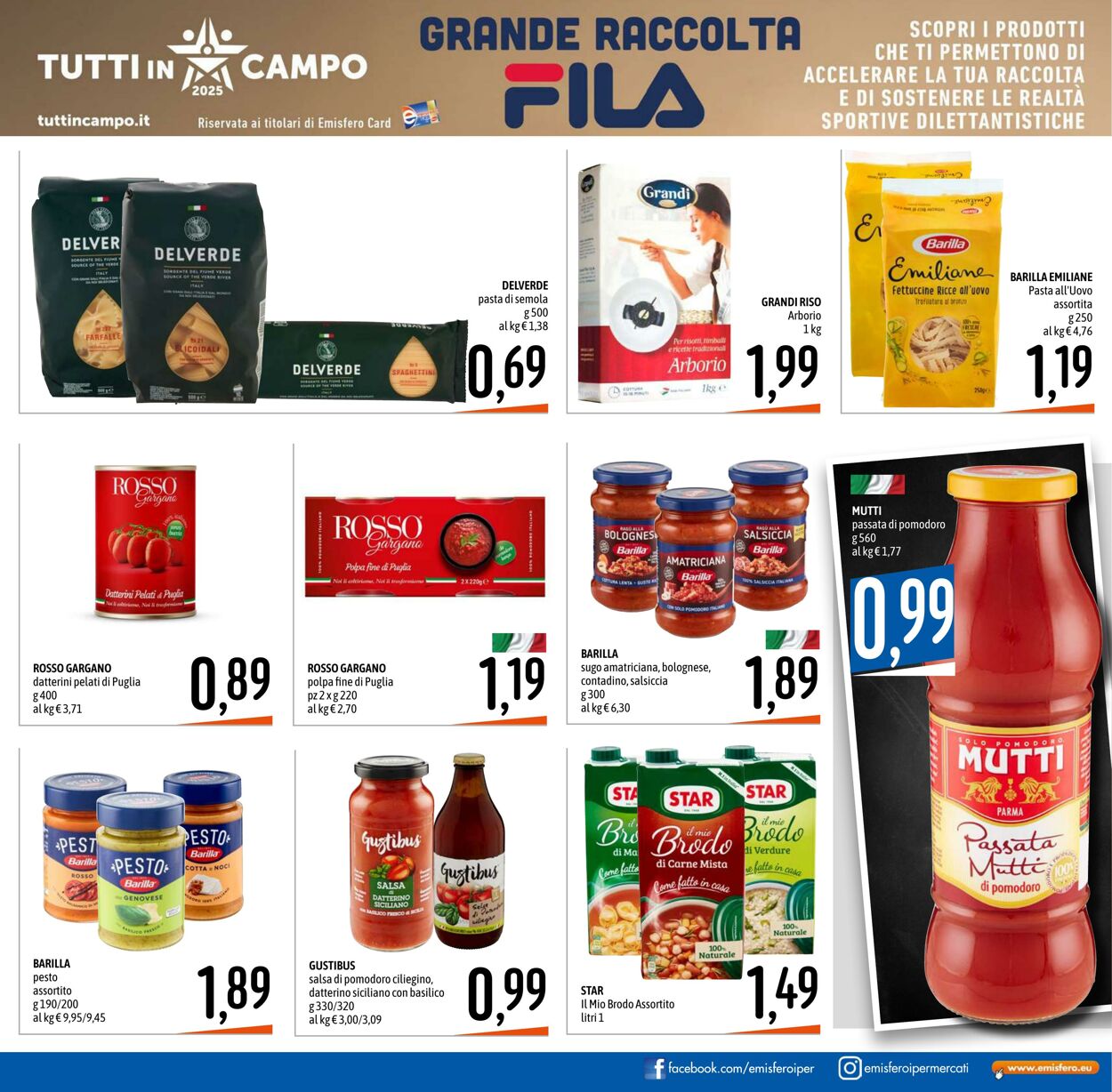 Volantino Emisfero 25.09.2025 - 08.10.2025