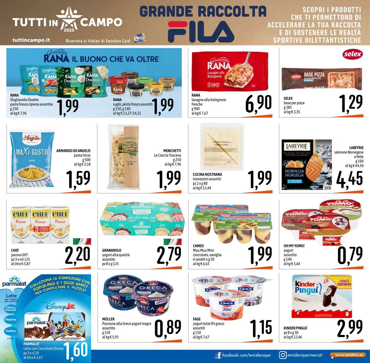 Volantino Emisfero 25.09.2025 - 08.10.2025