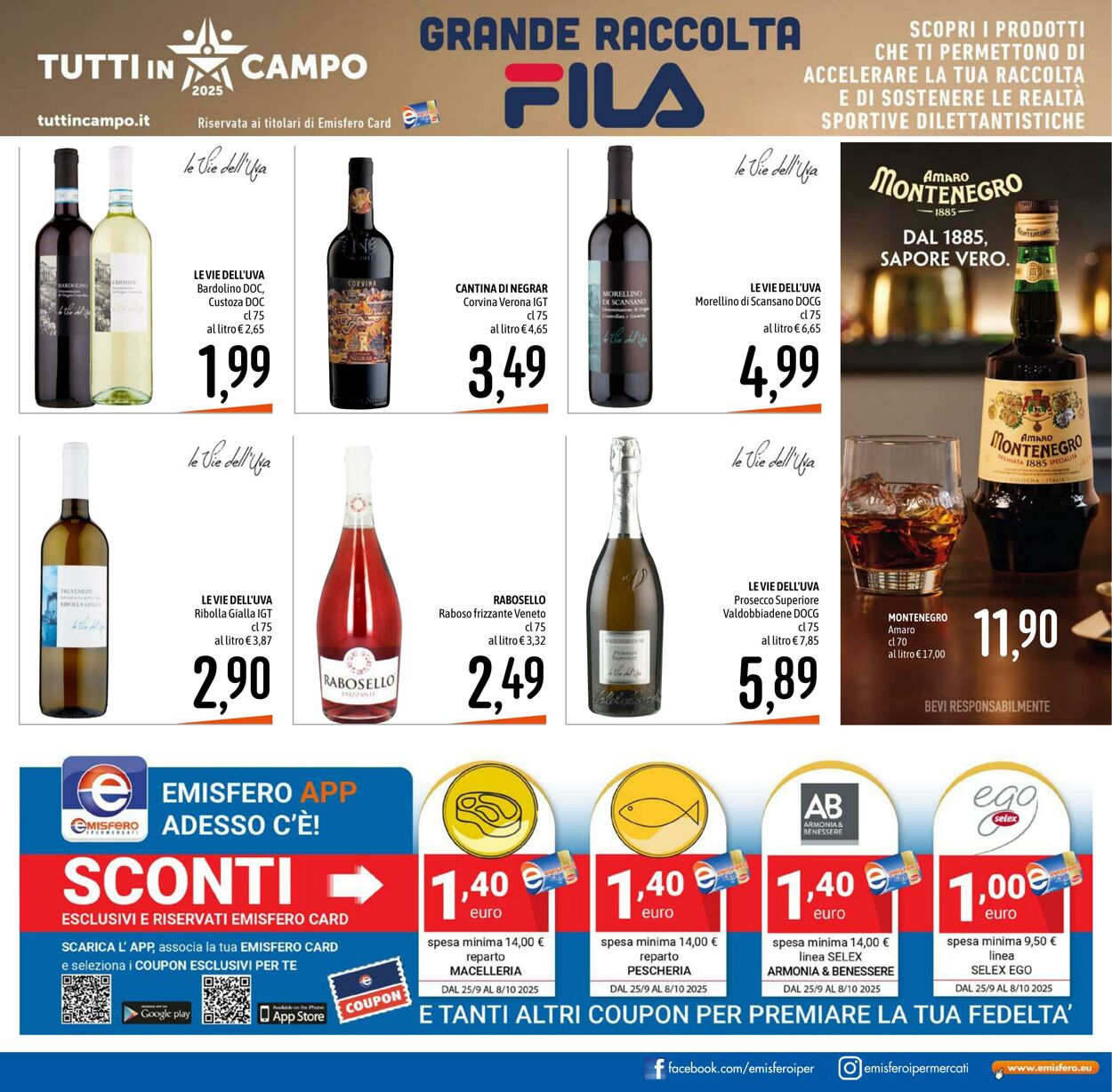 Volantino Emisfero 25.09.2025 - 08.10.2025