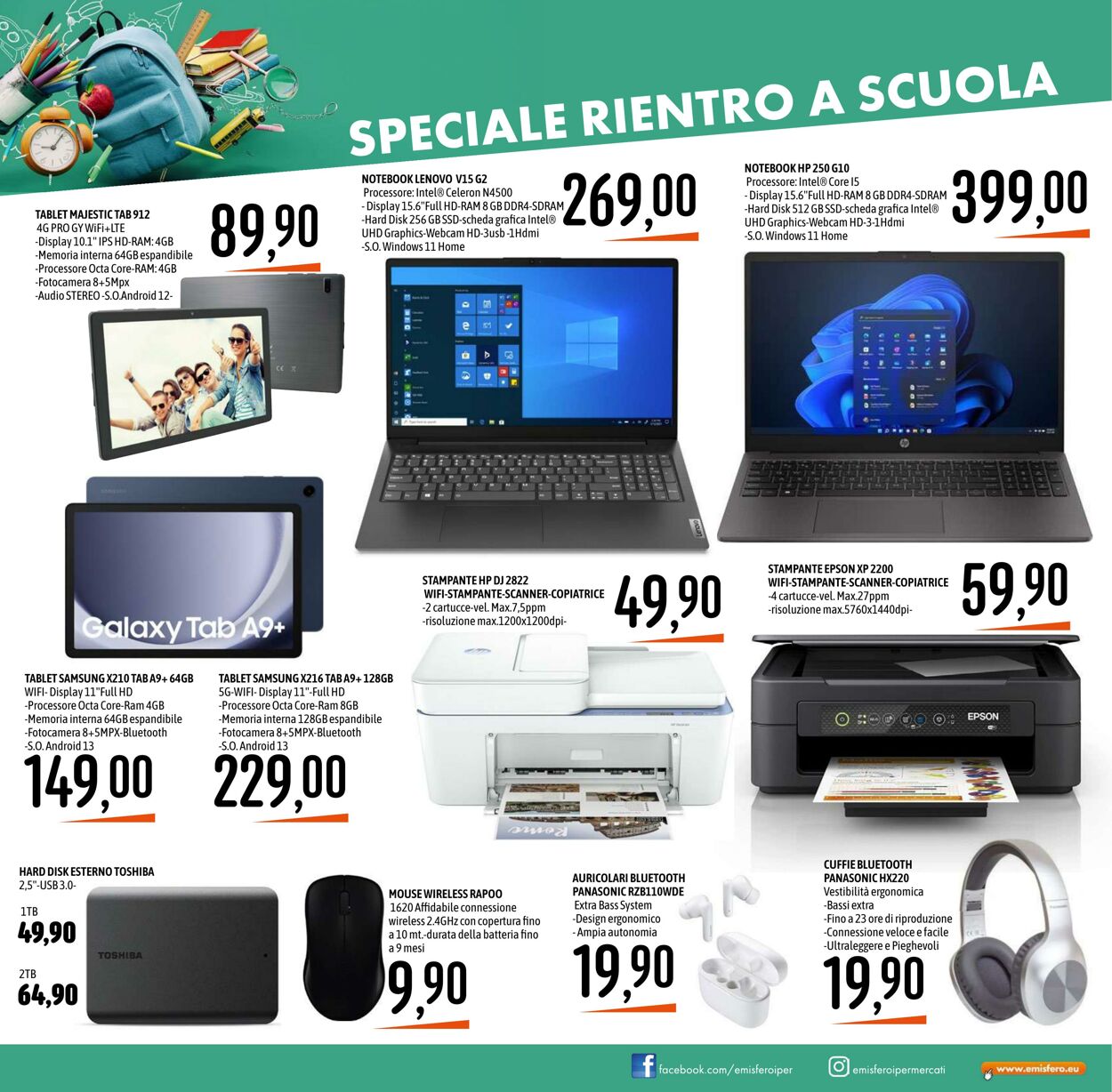 Volantino Emisfero 28.08.2025 - 10.09.2025