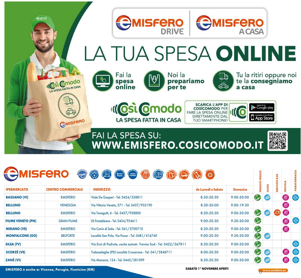 Volantino Emisfero 30.10.2025 - 12.11.2025