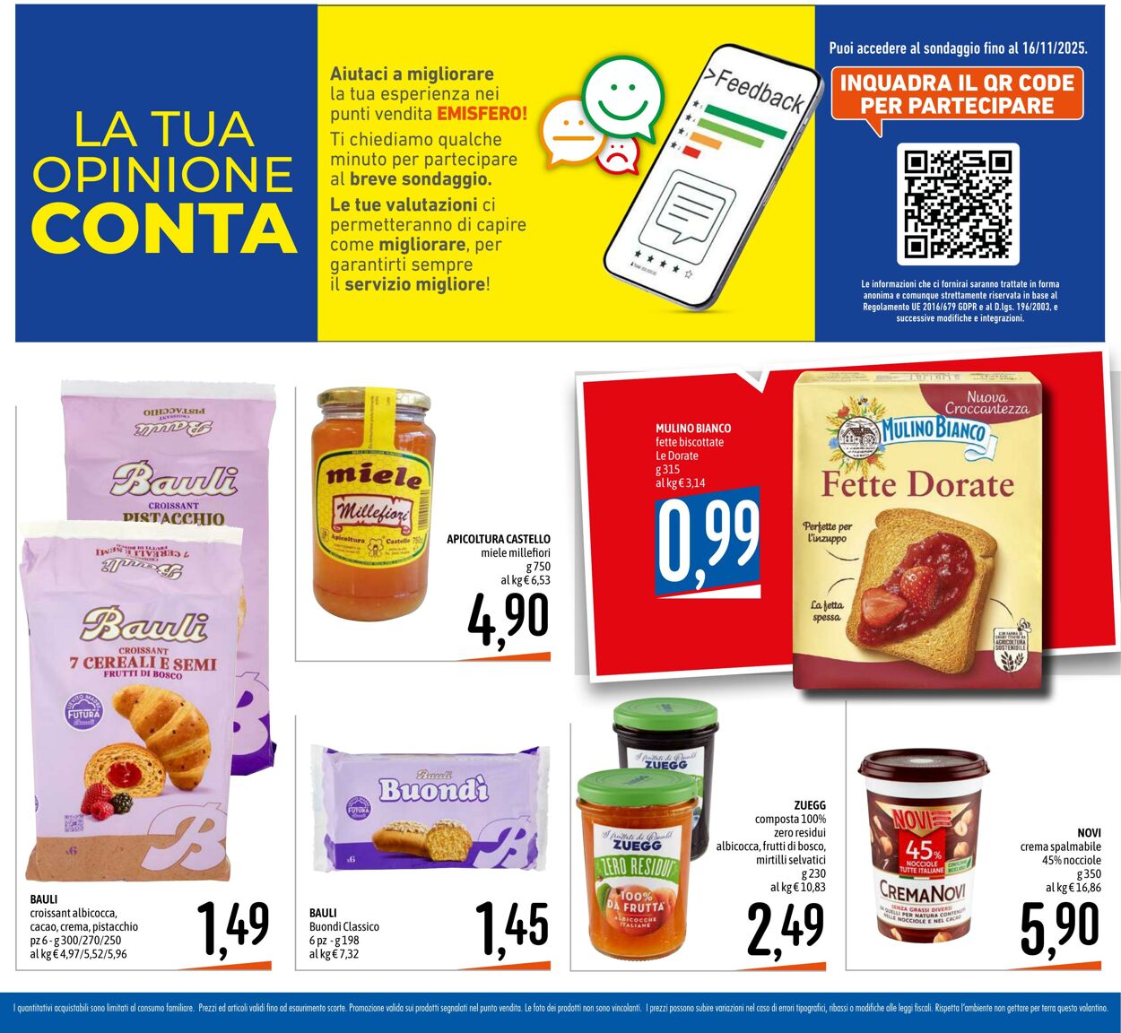 Volantino Emisfero 30.10.2025 - 12.11.2025