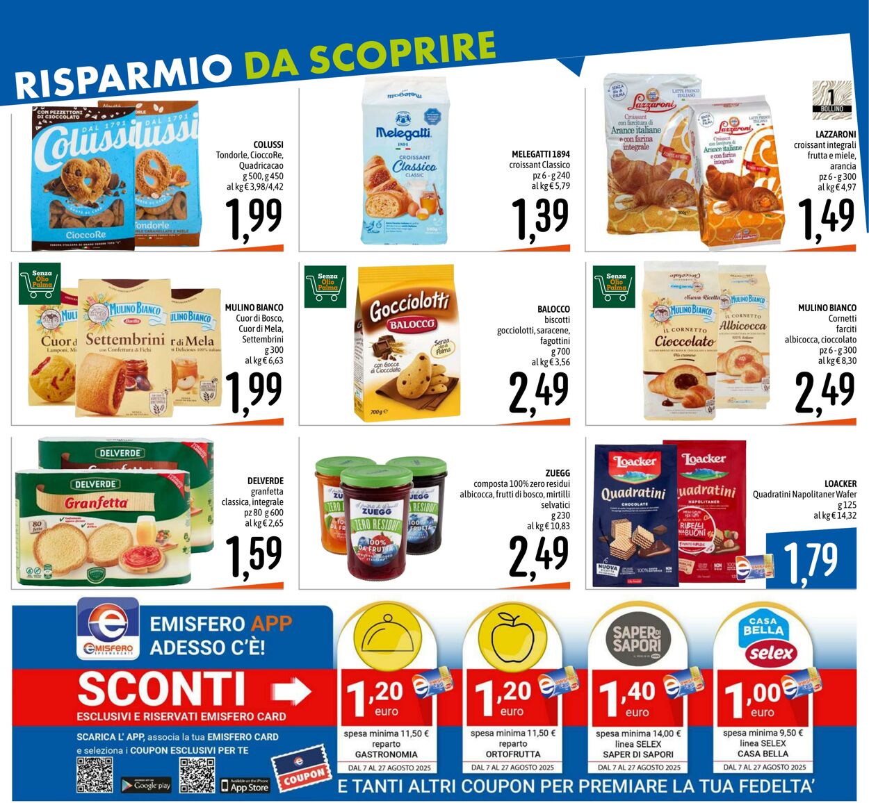 Volantino Emisfero 07.08.2025 - 27.08.2025