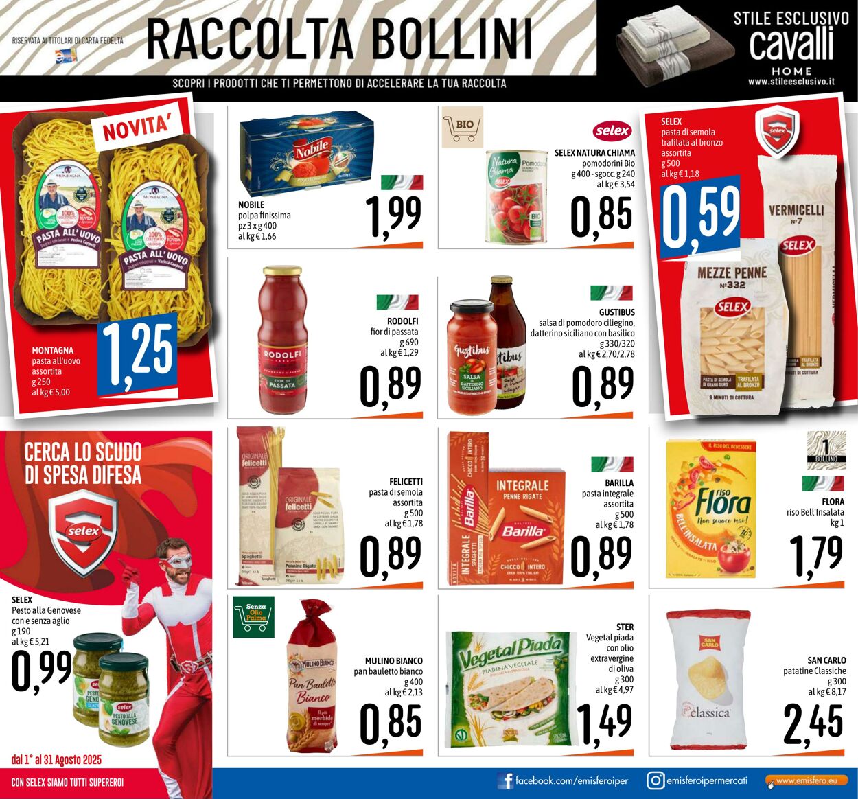 Volantino Emisfero 07.08.2025 - 27.08.2025