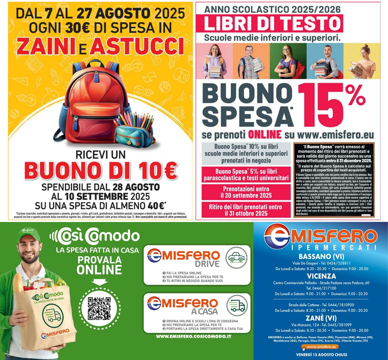 Volantino Emisfero 07.08.2025 - 27.08.2025