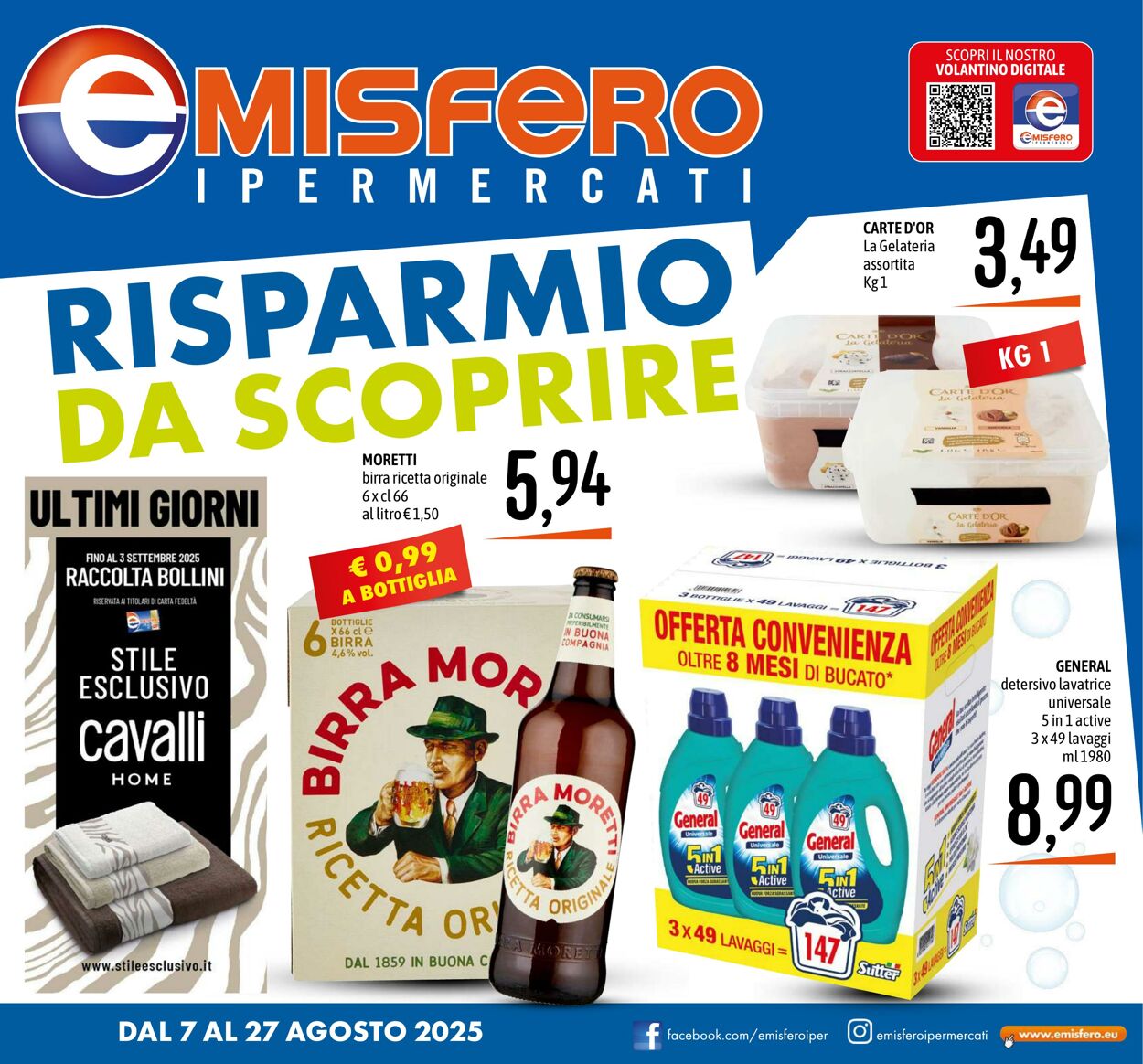 Volantino Emisfero 07.08.2025 - 27.08.2025