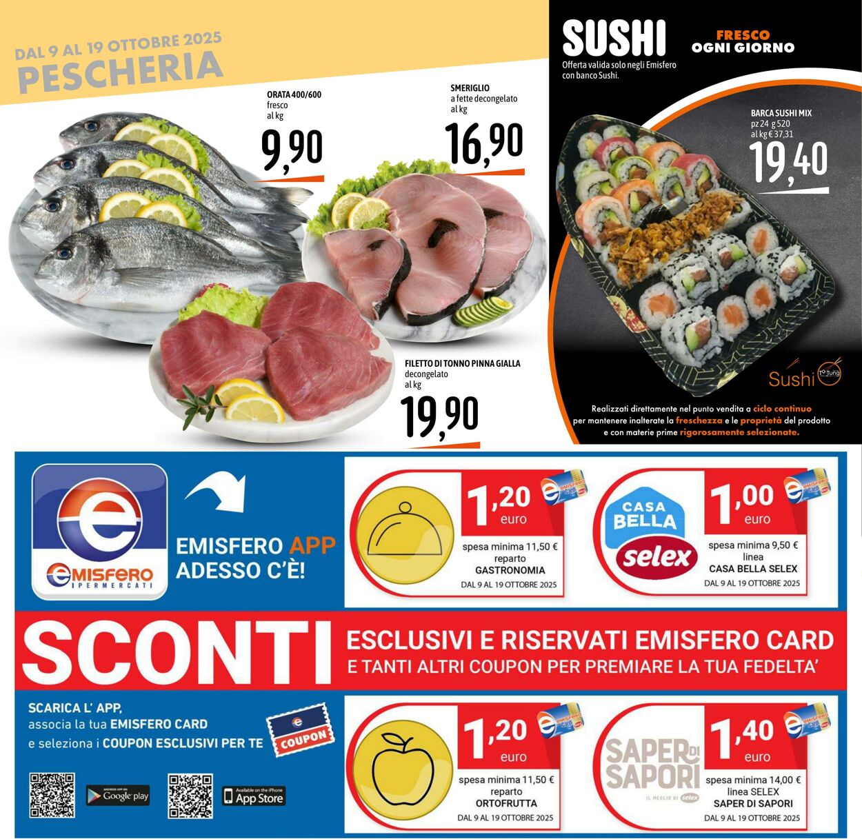 Volantino Emisfero 09.10.2025 - 18.10.2025
