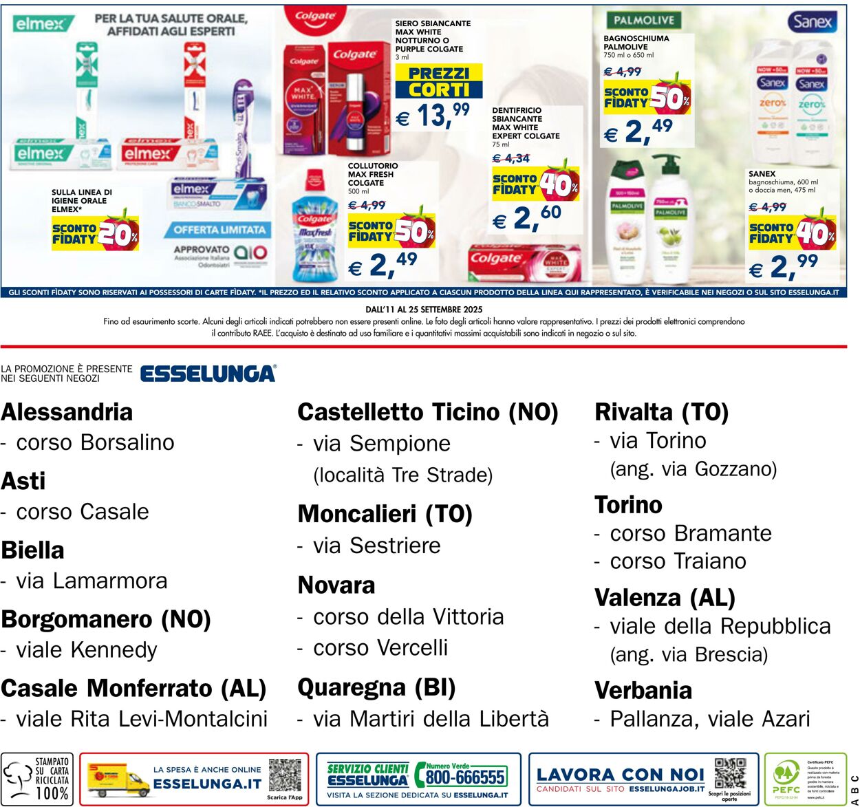 Volantino Esselunga 11.09.2025 - 25.09.2025
