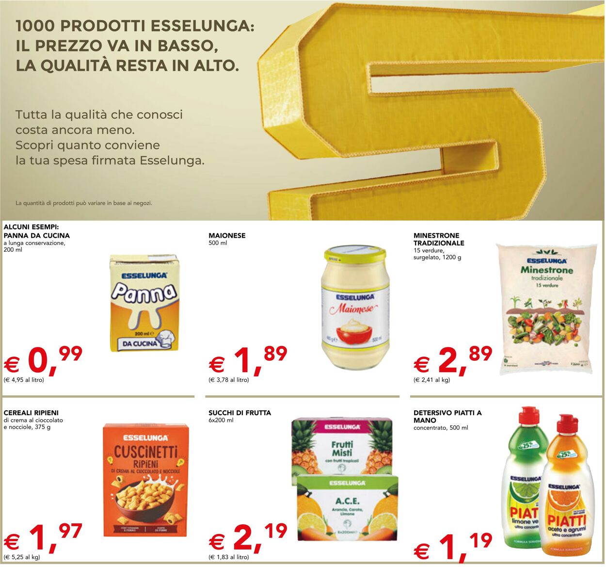 Volantino Esselunga 09.10.2025 - 22.10.2025