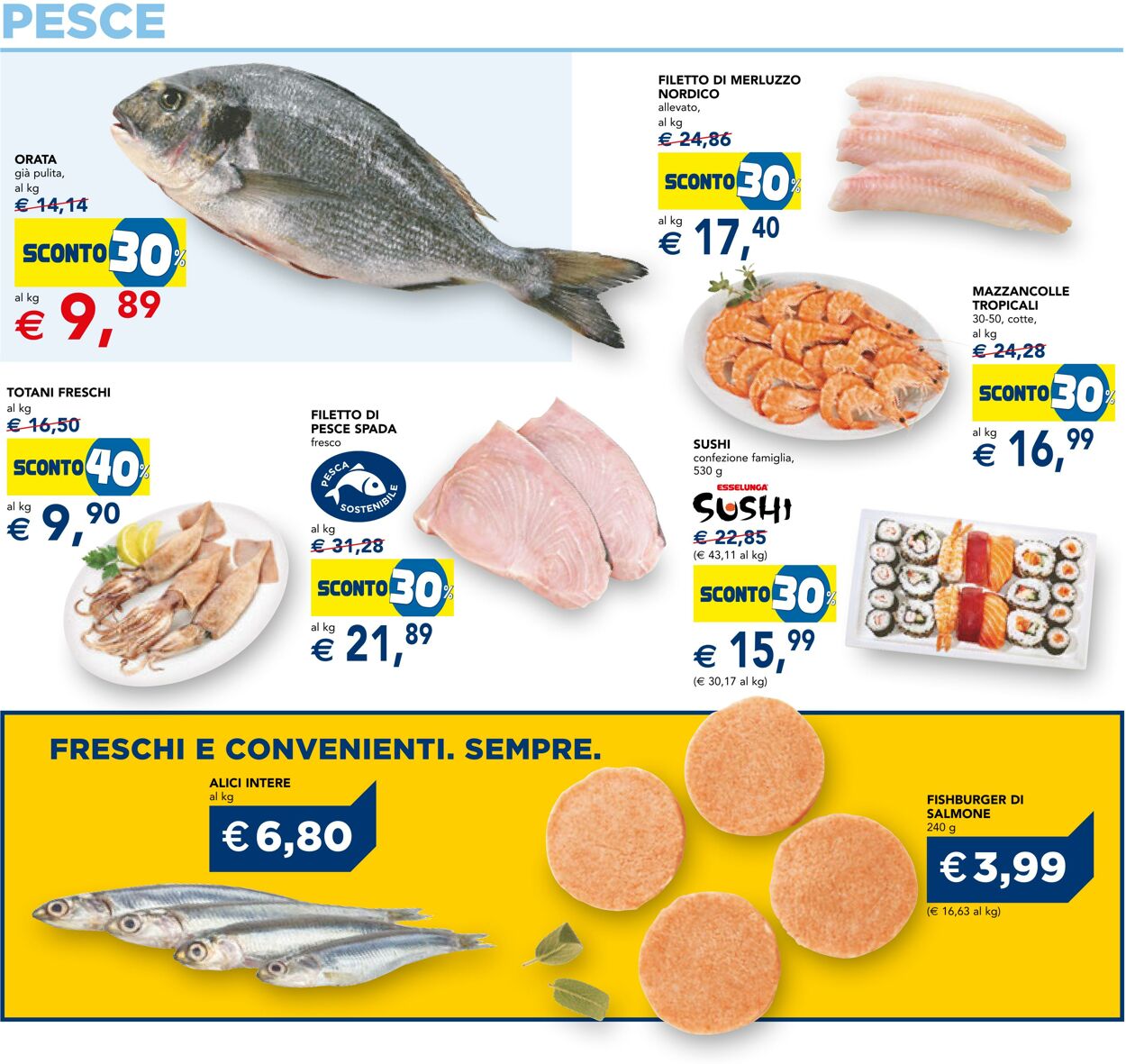 Volantino Esselunga 09.10.2025 - 22.10.2025
