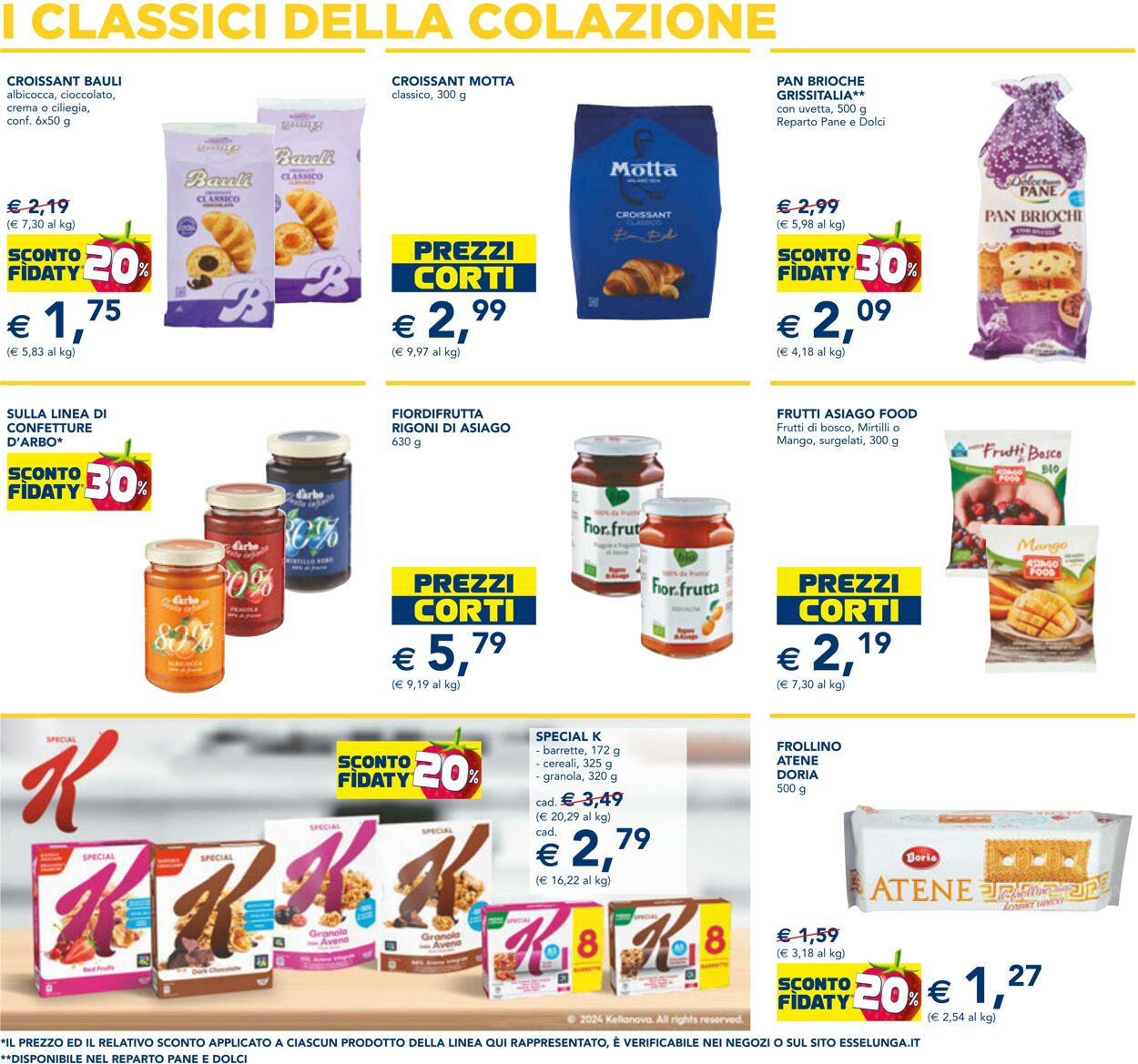 Volantino Esselunga 16.01.2025 - 29.01.2025