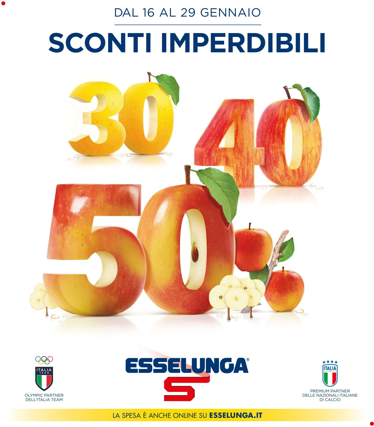 Volantino Esselunga 16.01.2025 - 29.01.2025