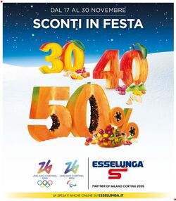 Volantino Esselunga 17.11.2025 - 30.11.2025