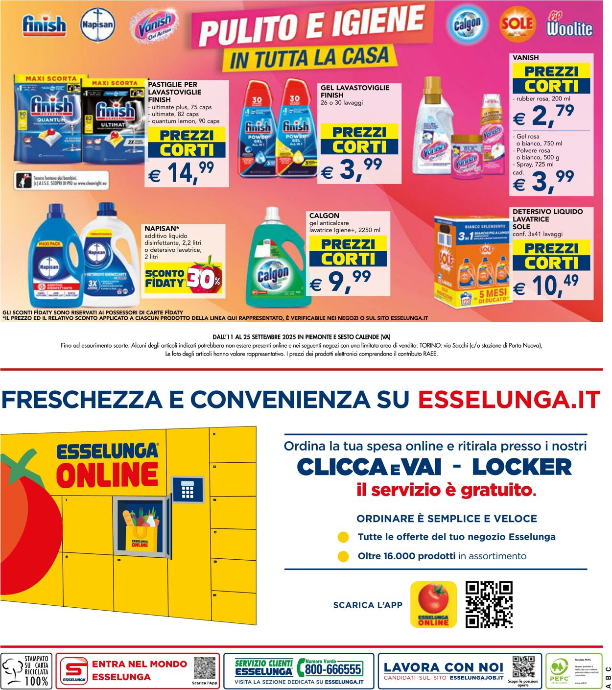 Volantino Esselunga 11.09.2025 - 25.09.2025