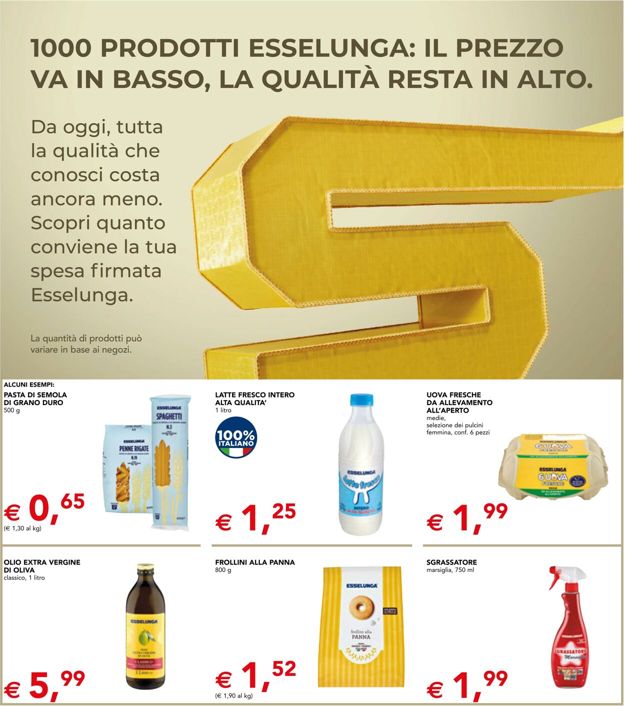 Volantino Esselunga 11.09.2025 - 25.09.2025