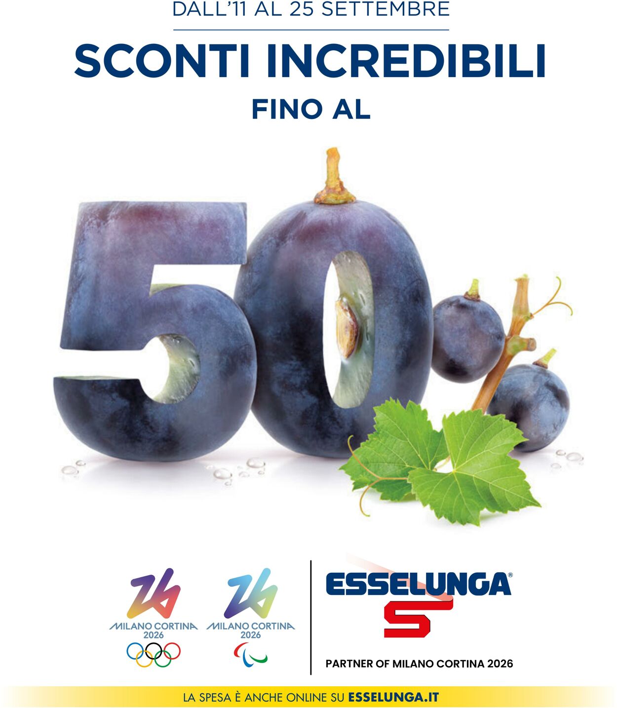 Volantino Esselunga 11.09.2025 - 25.09.2025