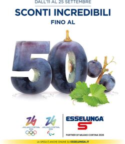 Volantino Esselunga 11.09.2025 - 25.09.2025
