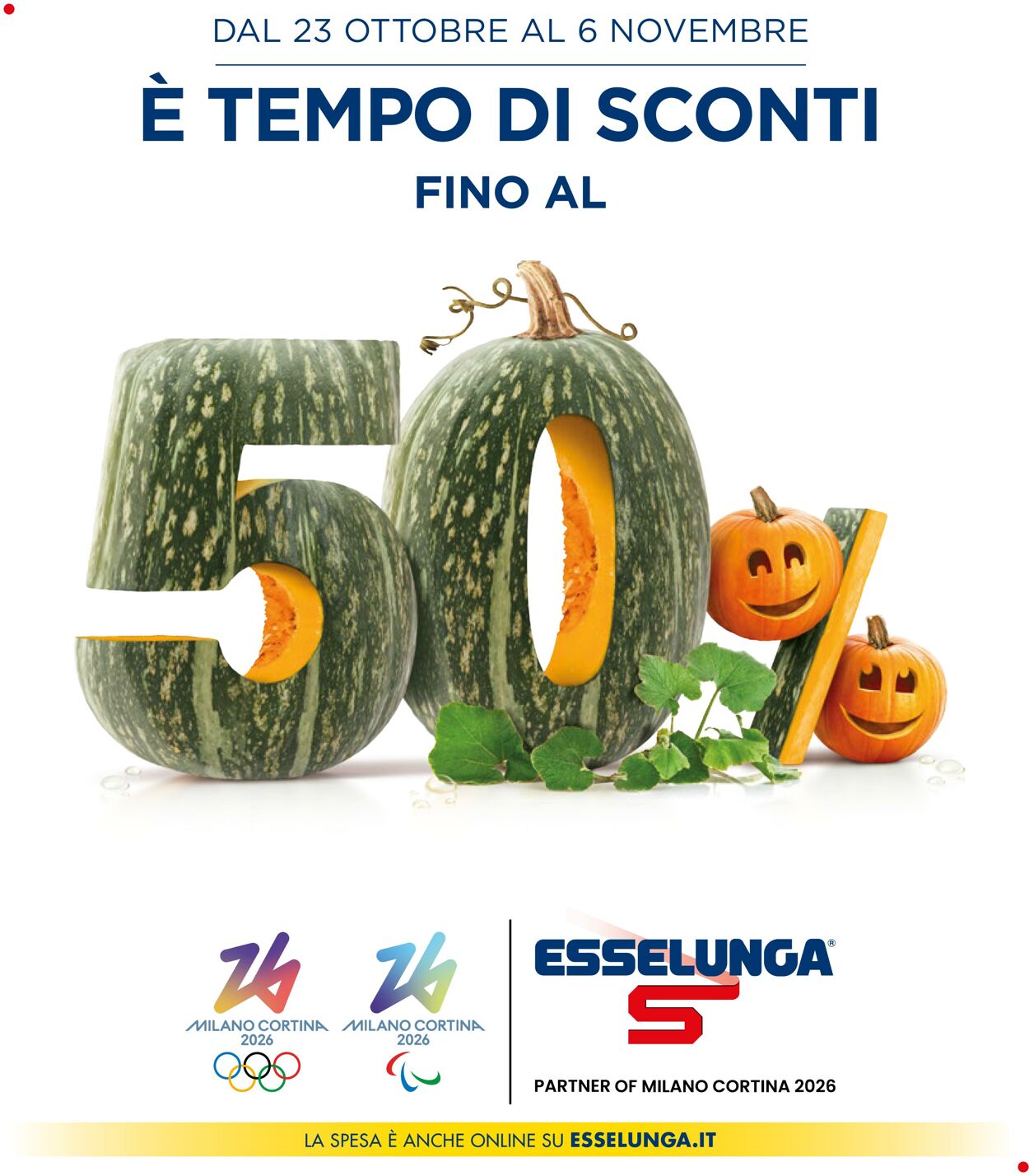 Volantino Esselunga 23.10.2025 - 06.11.2025