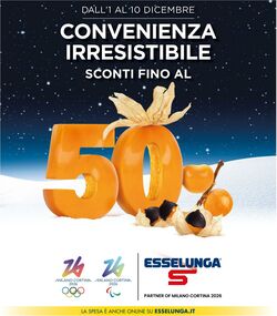 Volantino Esselunga 01.12.2025 - 10.12.2025