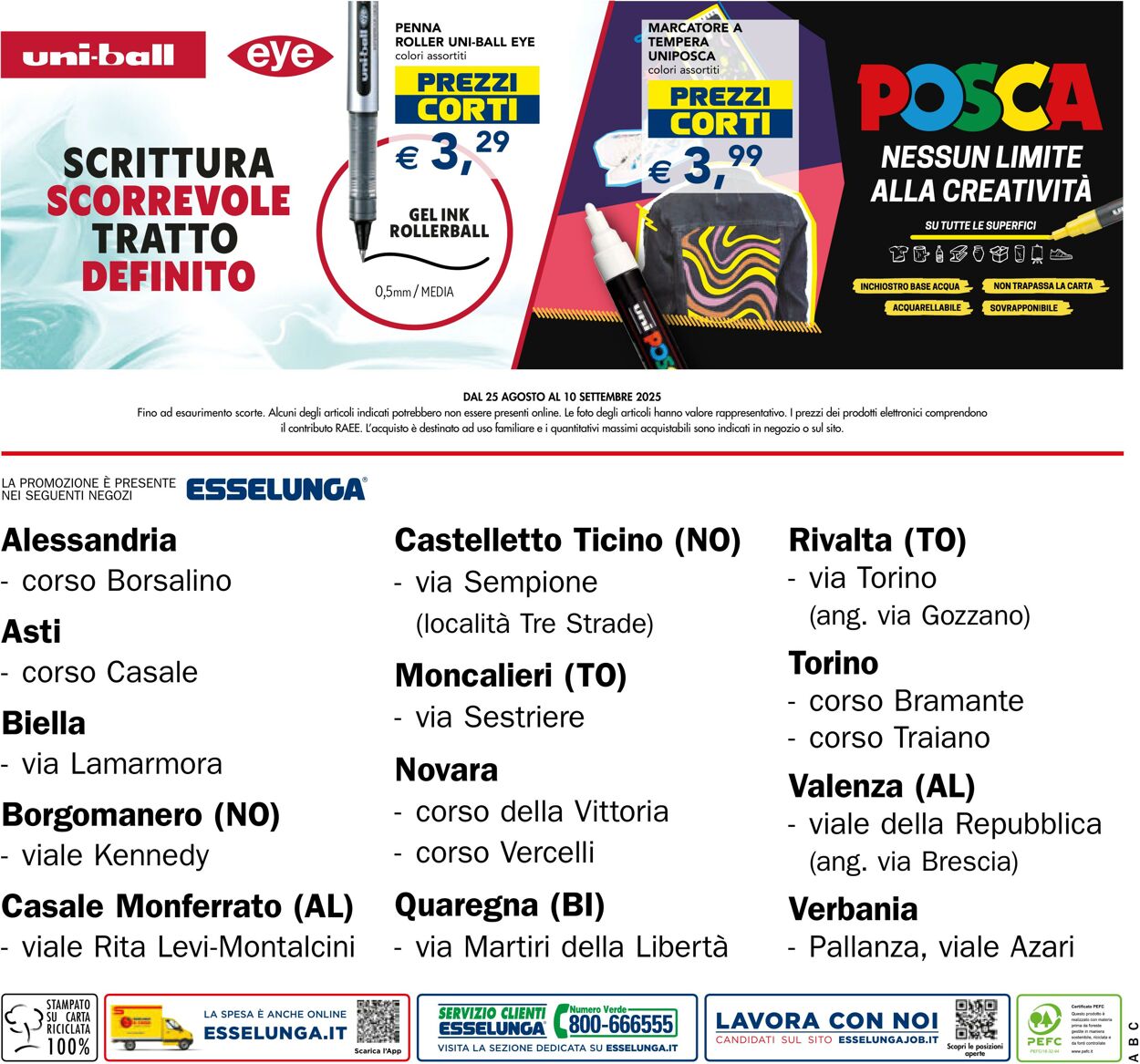 Volantino Esselunga 25.08.2025 - 10.09.2025