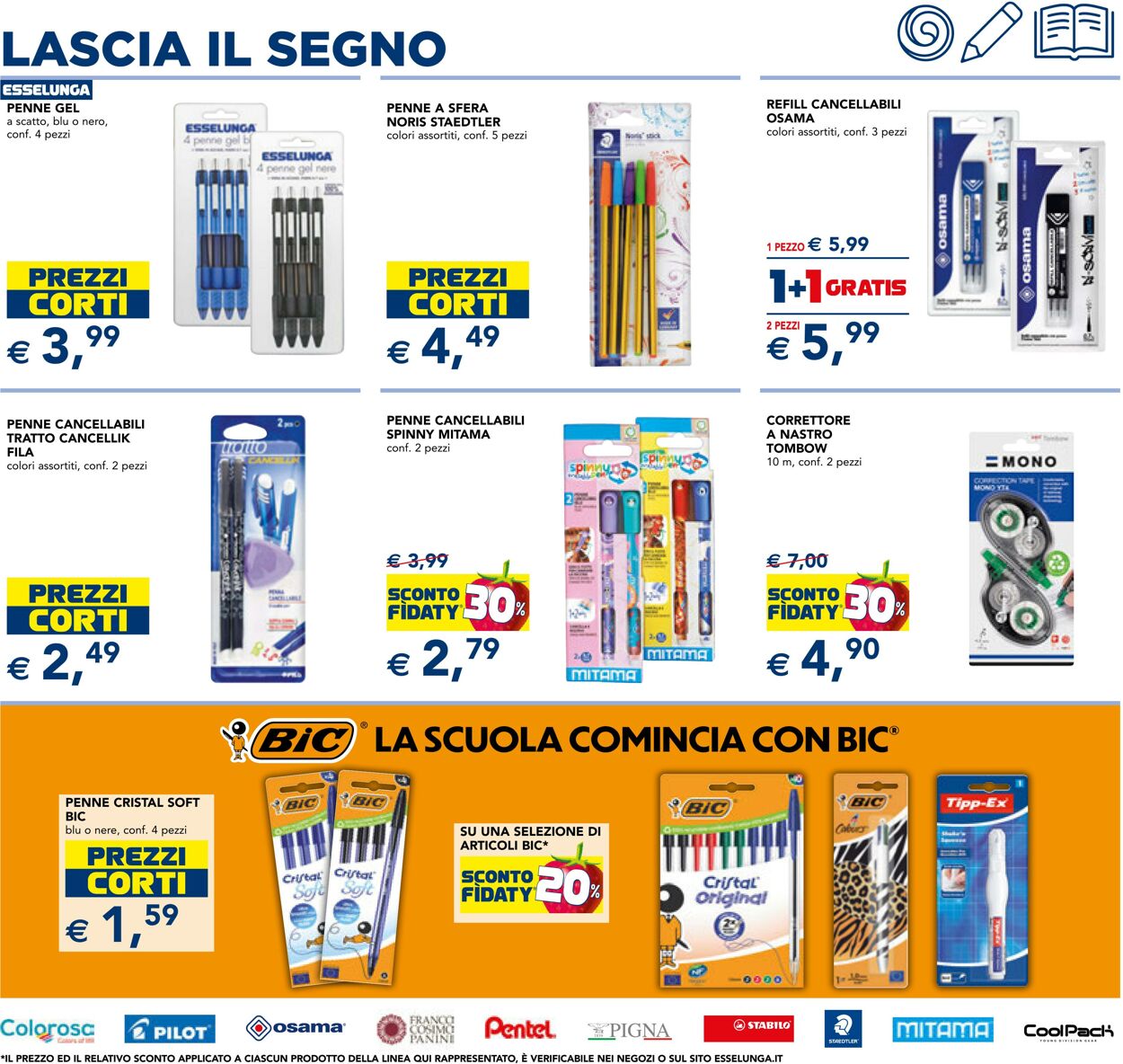 Volantino Esselunga 25.08.2025 - 10.09.2025