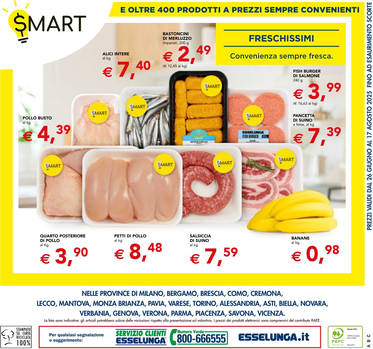 Volantino Esselunga 26.06.2025 - 17.08.2025