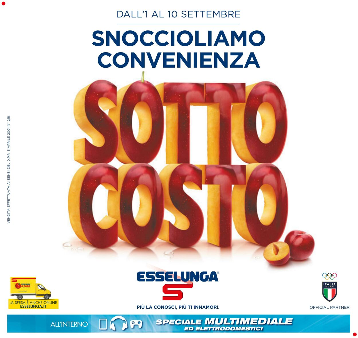 Volantino Esselunga 01.09.2022 - 10.09.2022