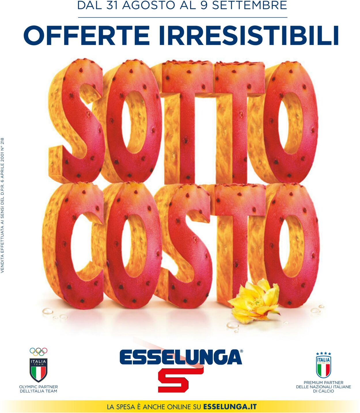 Volantino Esselunga 31.08.2023 - 09.09.2023