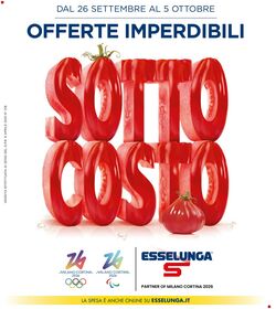 Volantino Esselunga 26.09.2025 - 05.10.2025