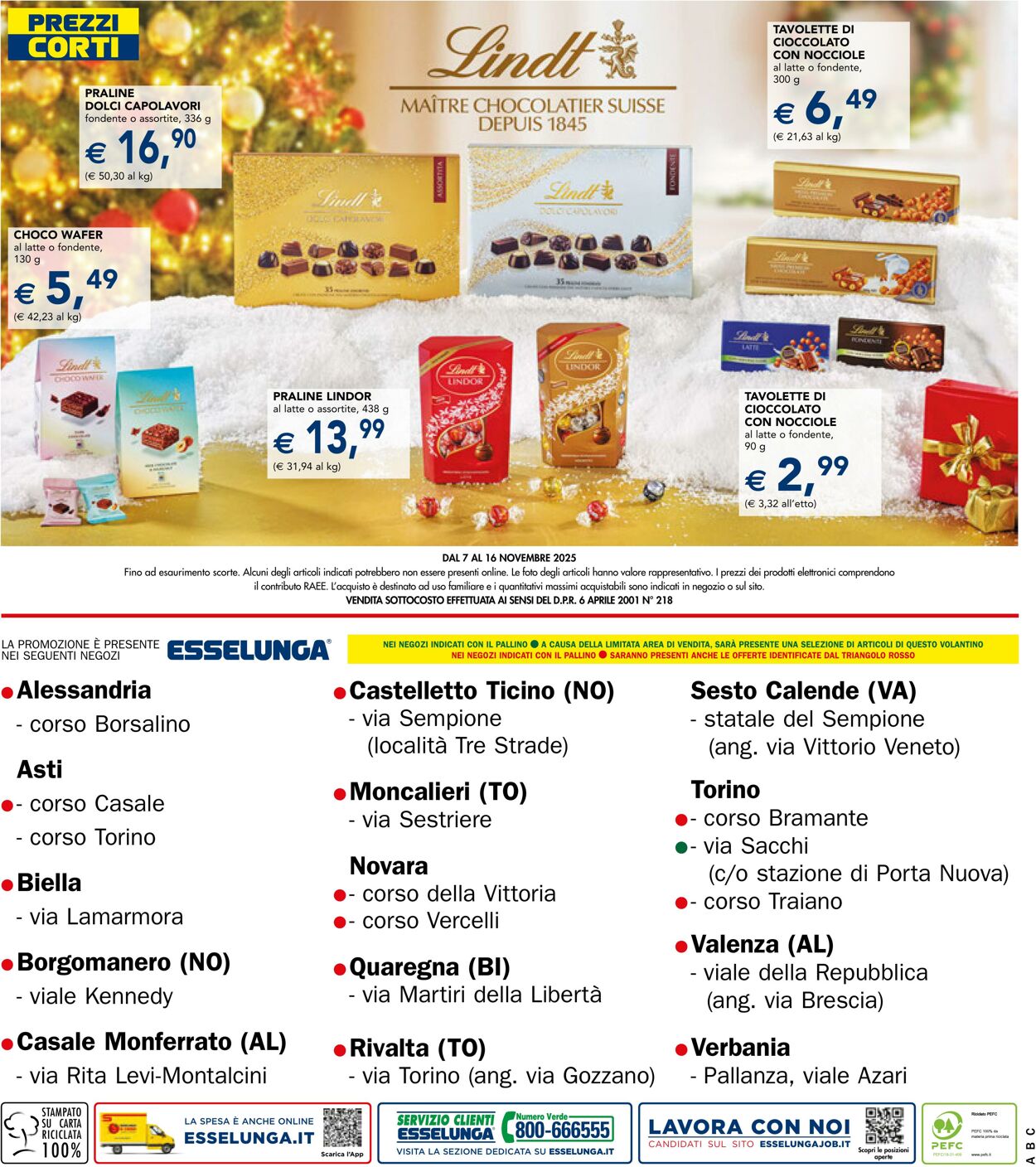 Volantino Esselunga 07.11.2025 - 16.11.2025