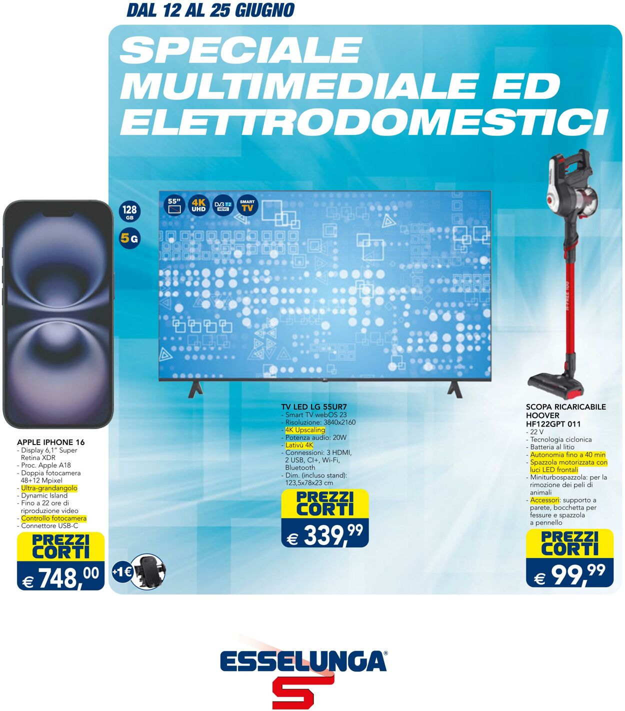 Volantino Esselunga 12.06.2025 - 25.06.2025