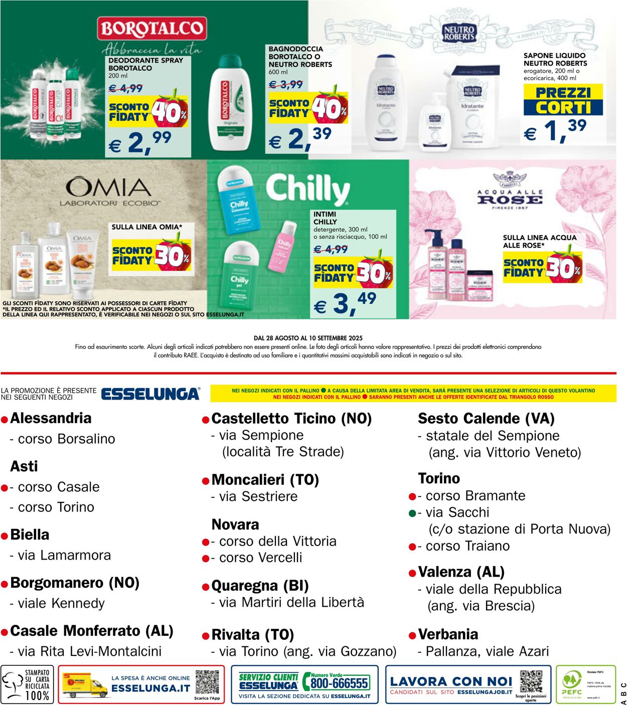 Volantino Esselunga 28.08.2025 - 10.09.2025