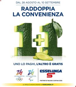 Volantino Esselunga 28.08.2025 - 10.09.2025