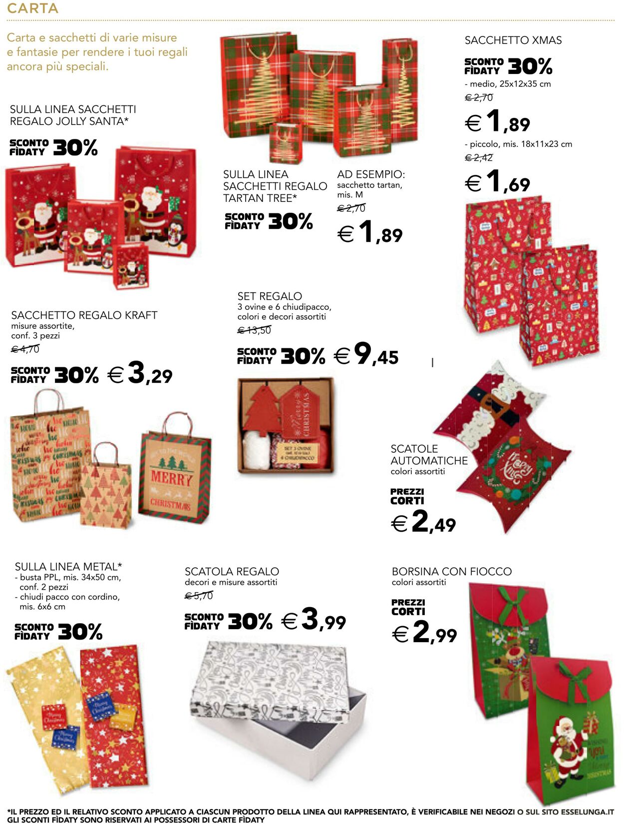 Volantino Esselunga 03.11.2025 - 24.12.2025