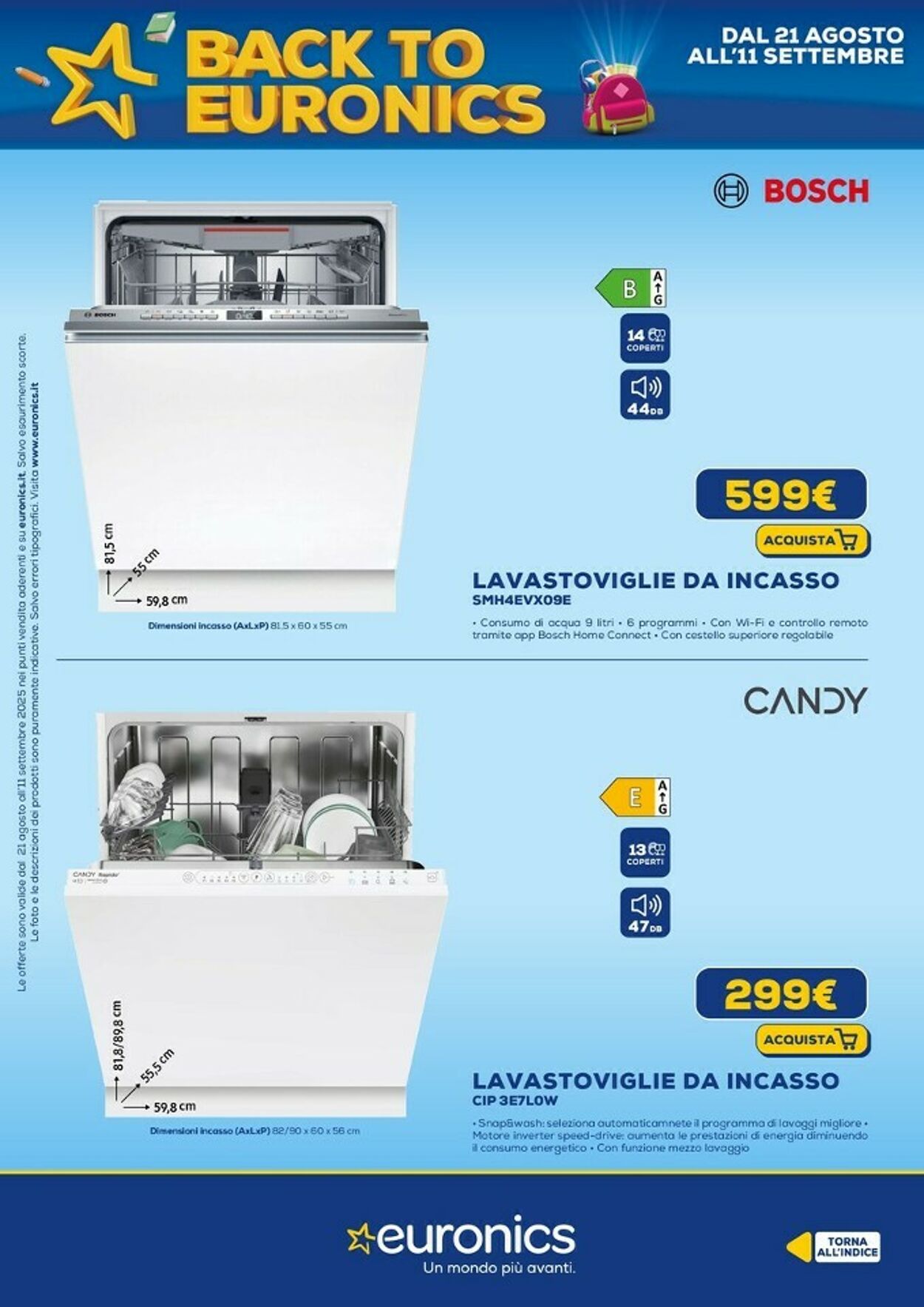 Volantino Euronics 21.08.2025 - 11.09.2025