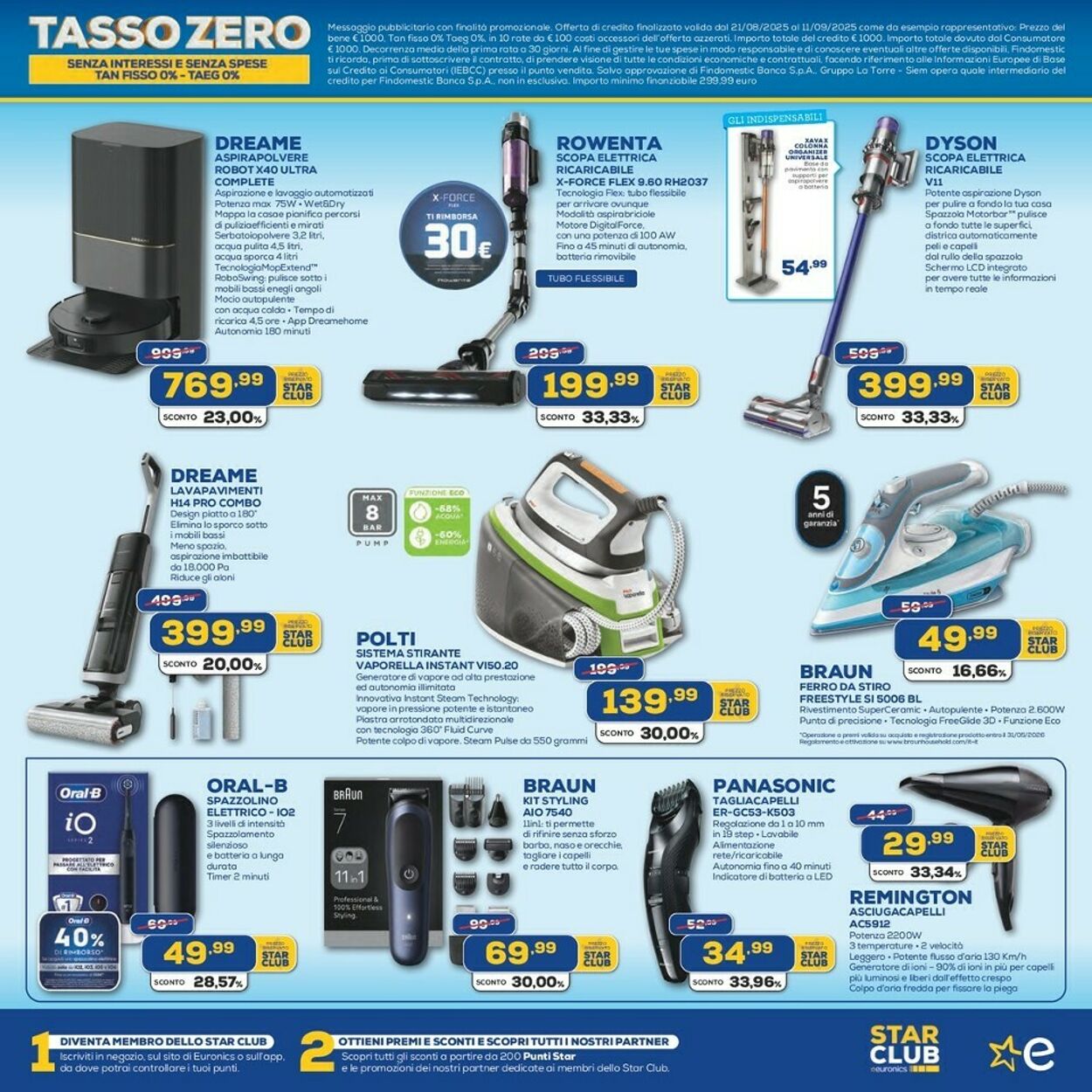 Volantino Euronics 21.08.2025 - 11.09.2025
