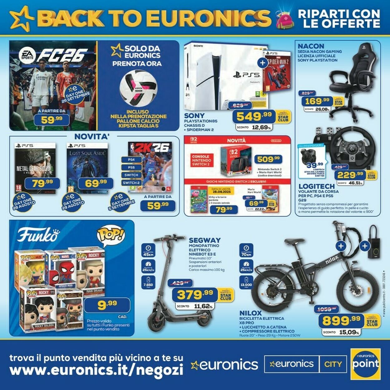 Volantino Euronics 21.08.2025 - 11.09.2025