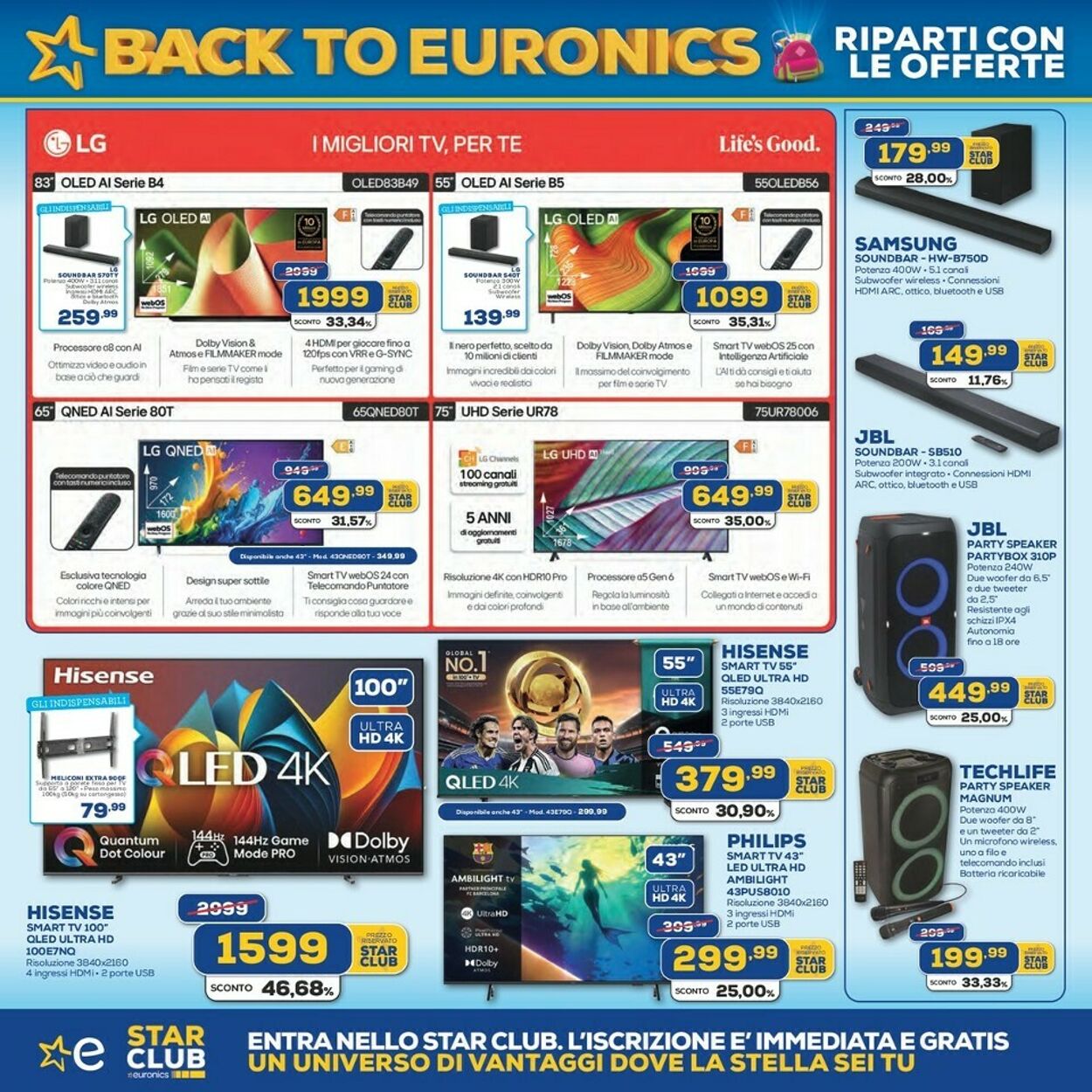Volantino Euronics 21.08.2025 - 11.09.2025